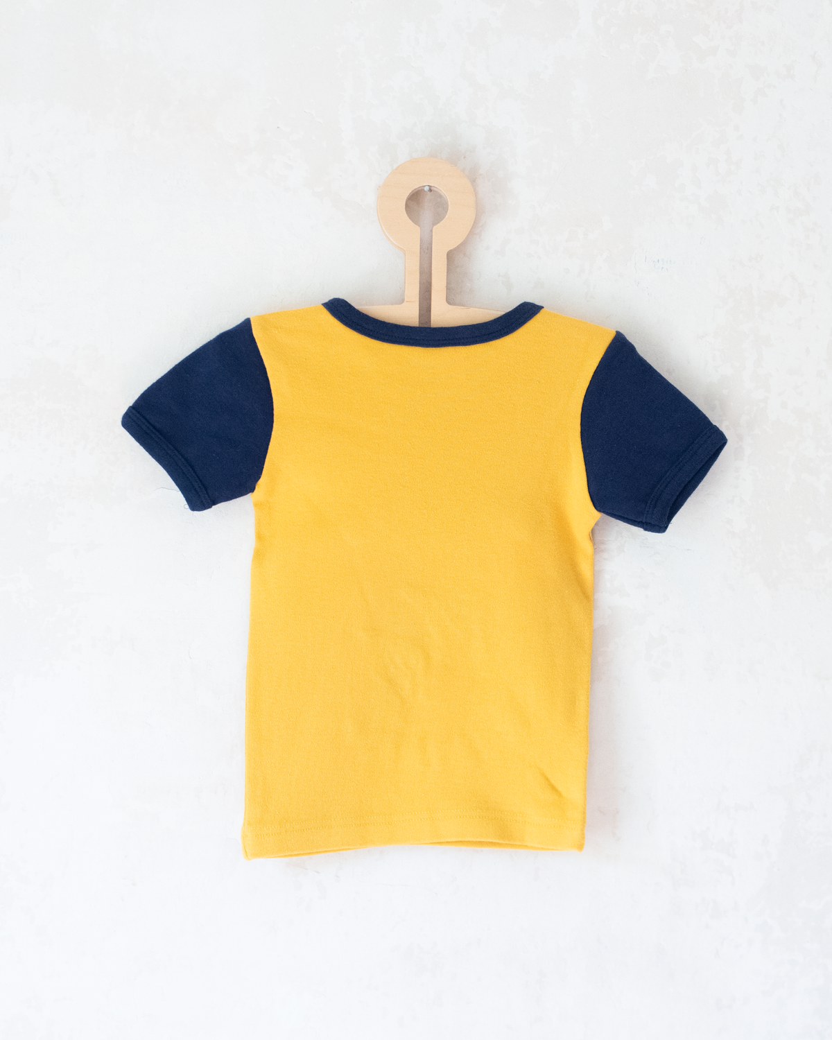 Yellow 70s T-shirt with Jimmy the Cowboy | 18-24 months