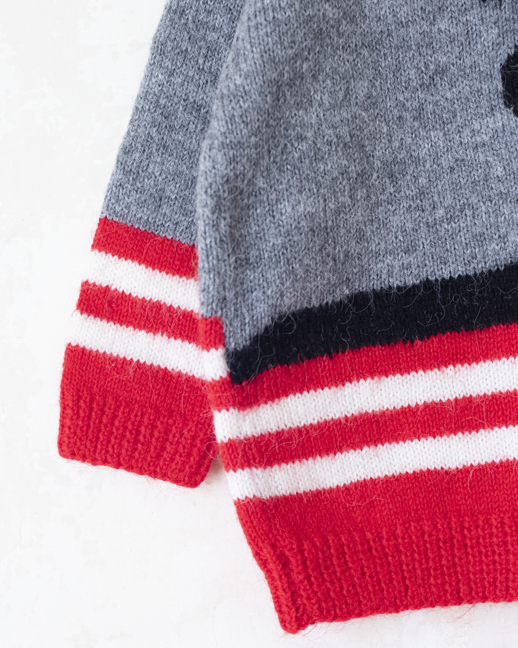 סוודר צמר עם כלב דלמטי | 6-7 שנים