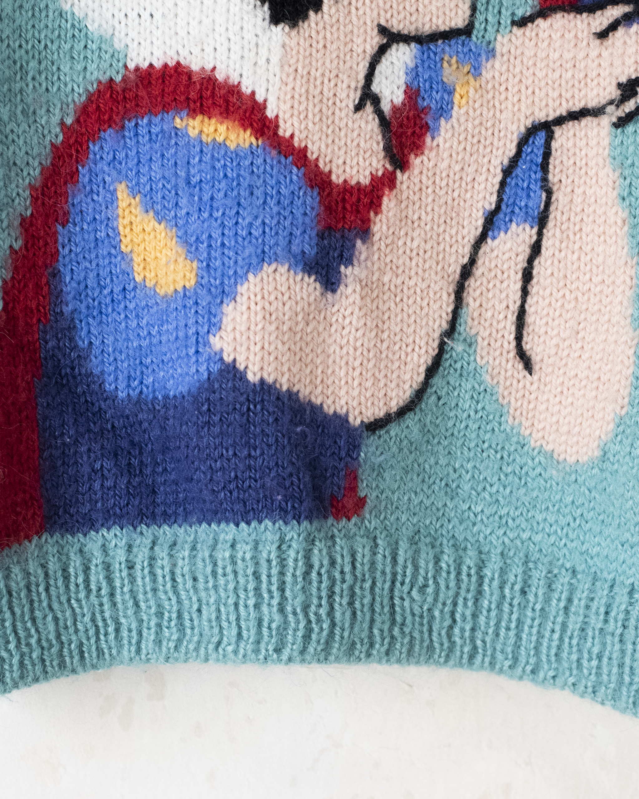 סוודר טורקיז עם שלגיה | 3-4 שנים