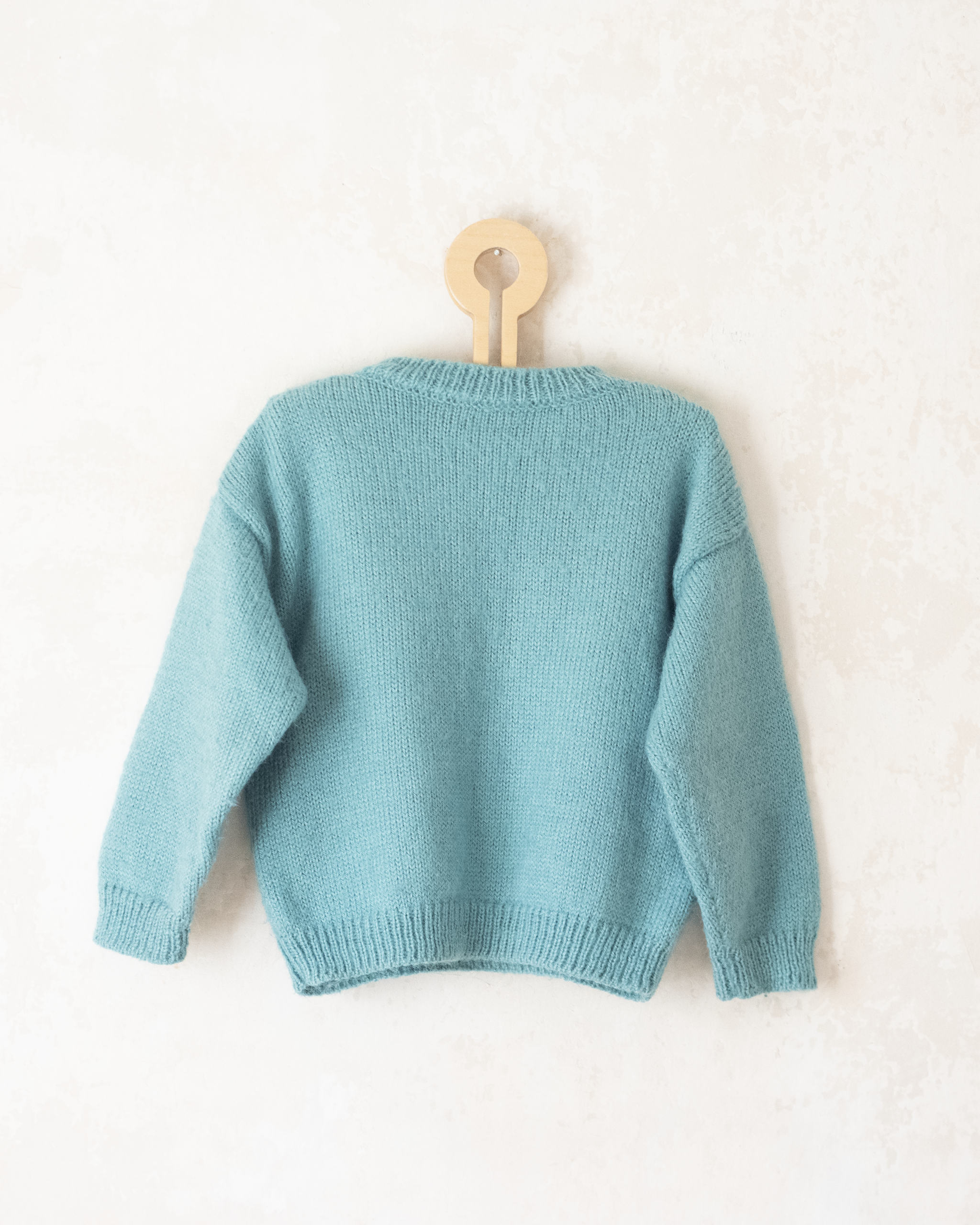 סוודר טורקיז עם שלגיה | 3-4 שנים
