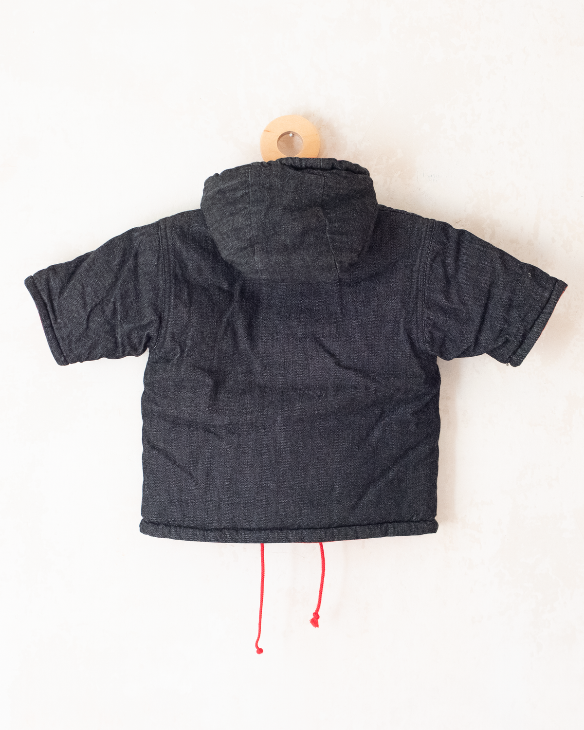 Black jacket with King Babar skiing | French deadstock | 3-6 months