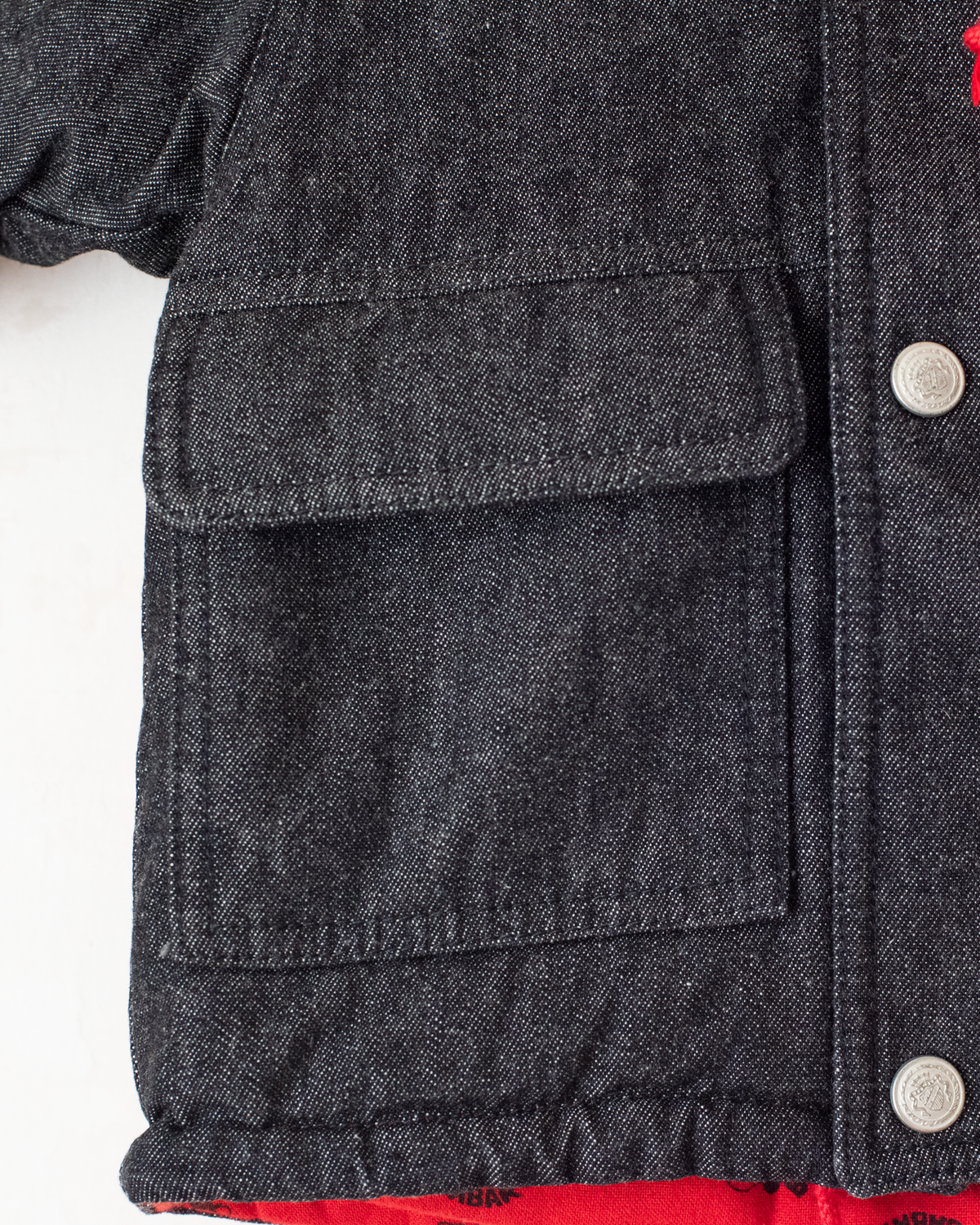 Black jacket with King Babar skiing | French deadstock | 3-6 months