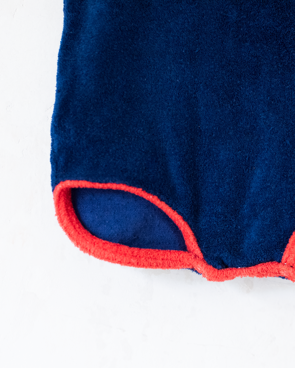 Towel cloth overalls with apple | 6-9 months