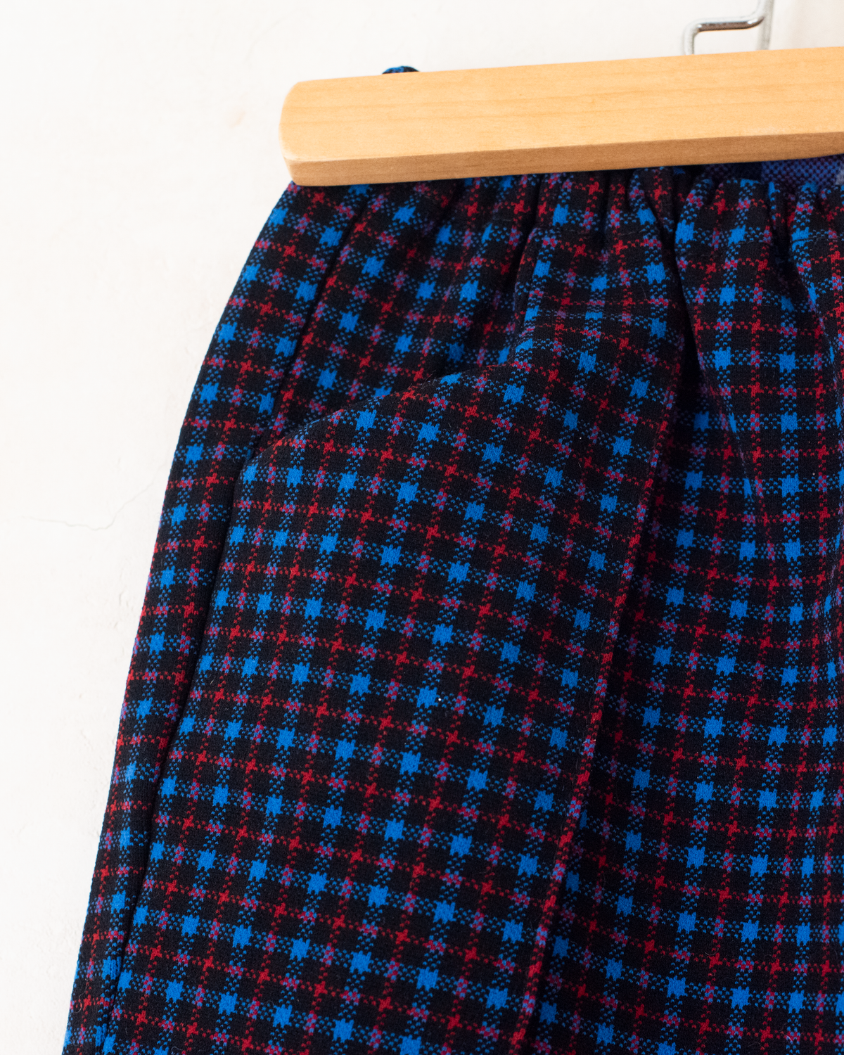 Checked dungarees | 70s French deadstock | 6-7 years