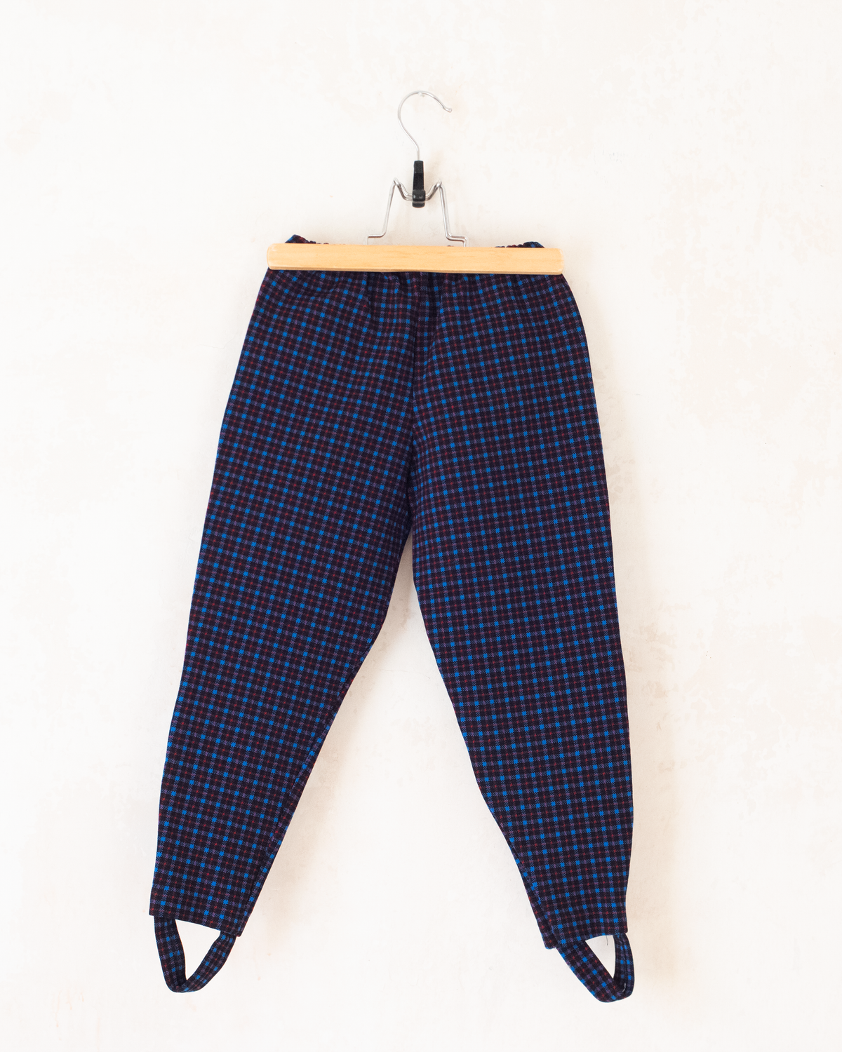 Checked dungarees | 70s French deadstock | 6-7 years