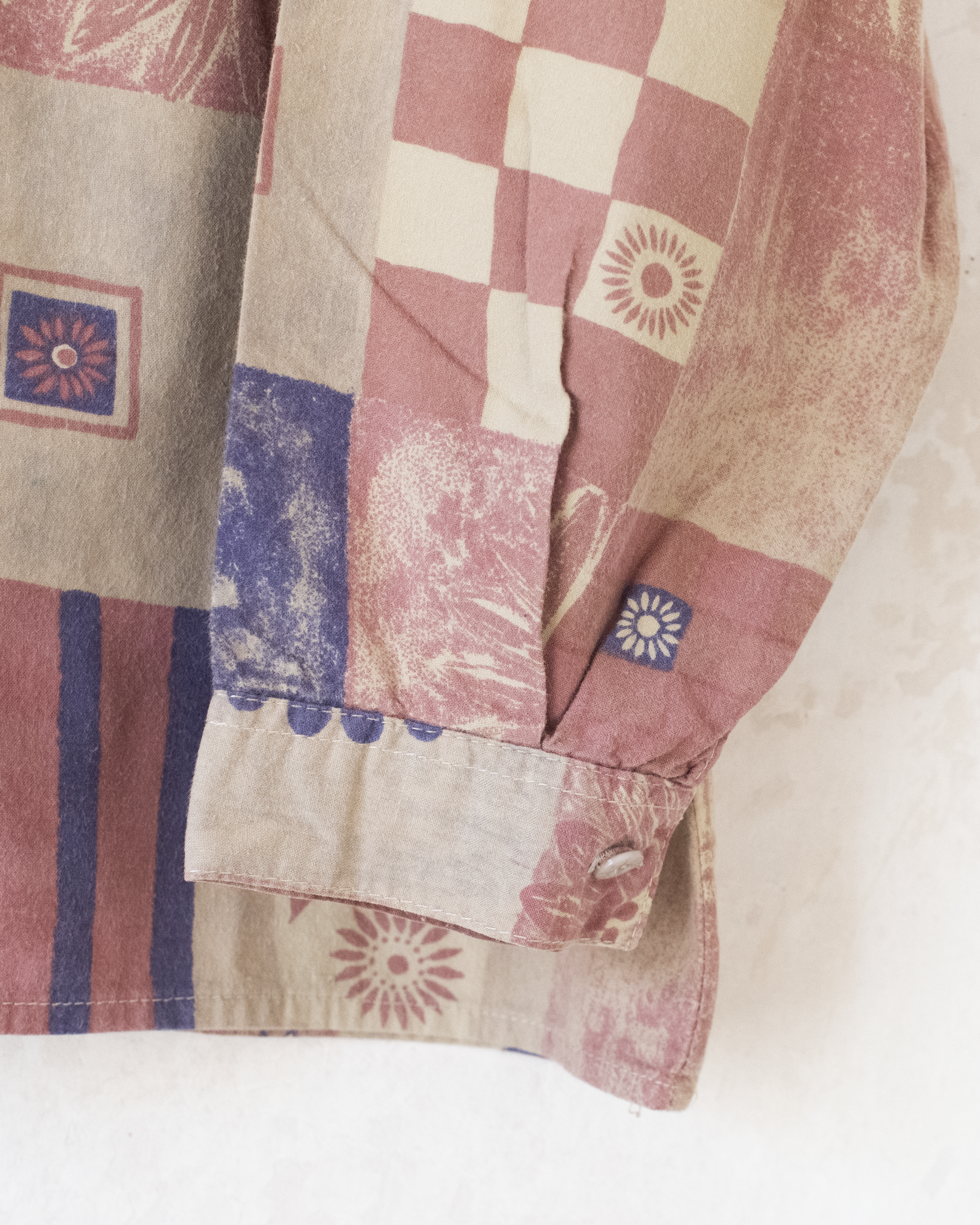 חולצה צבעונית מכופתרת מהאייטיז | 8-10 שנים