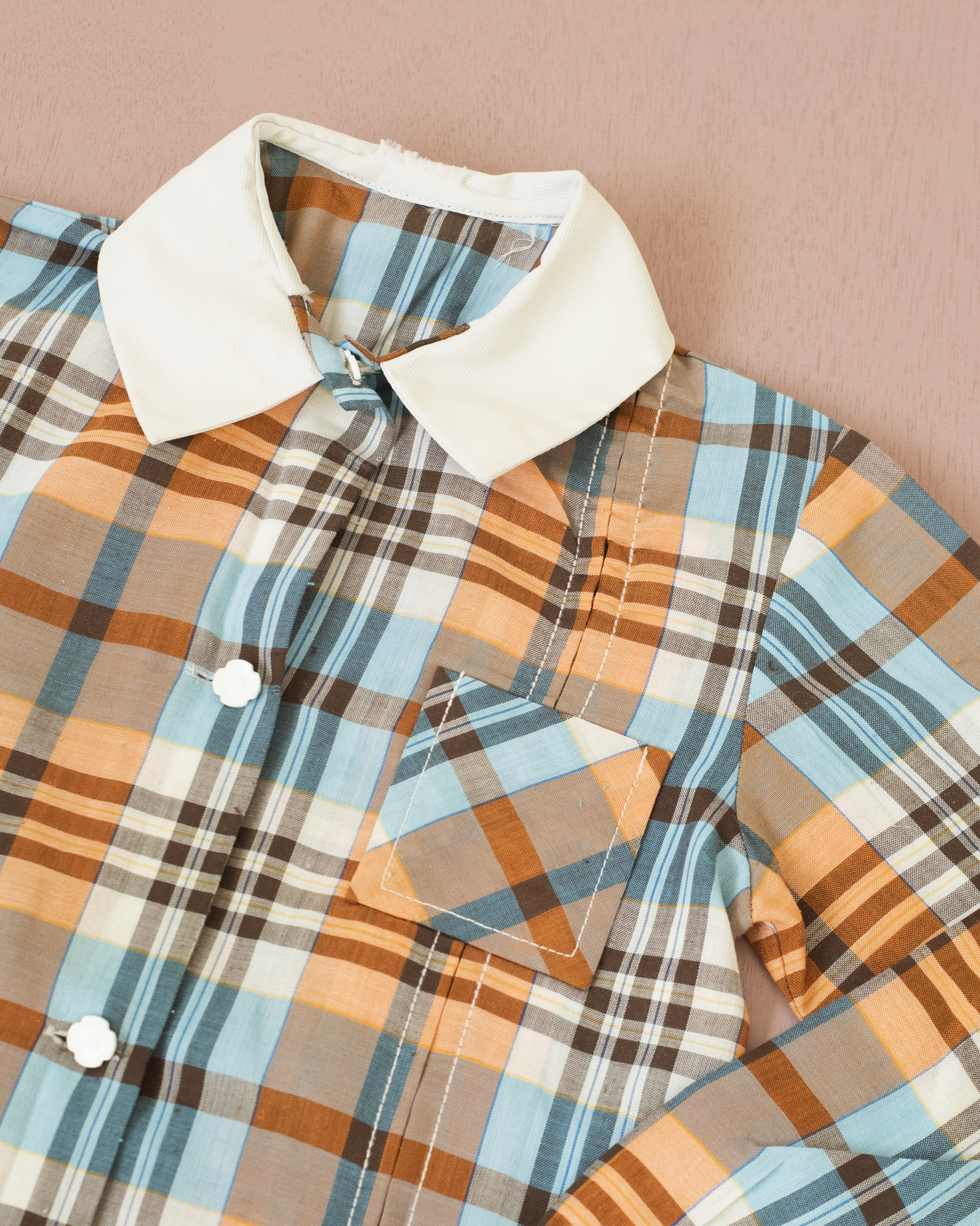 טוניקה משובצת מהסבנטיז | 6-7 שנים