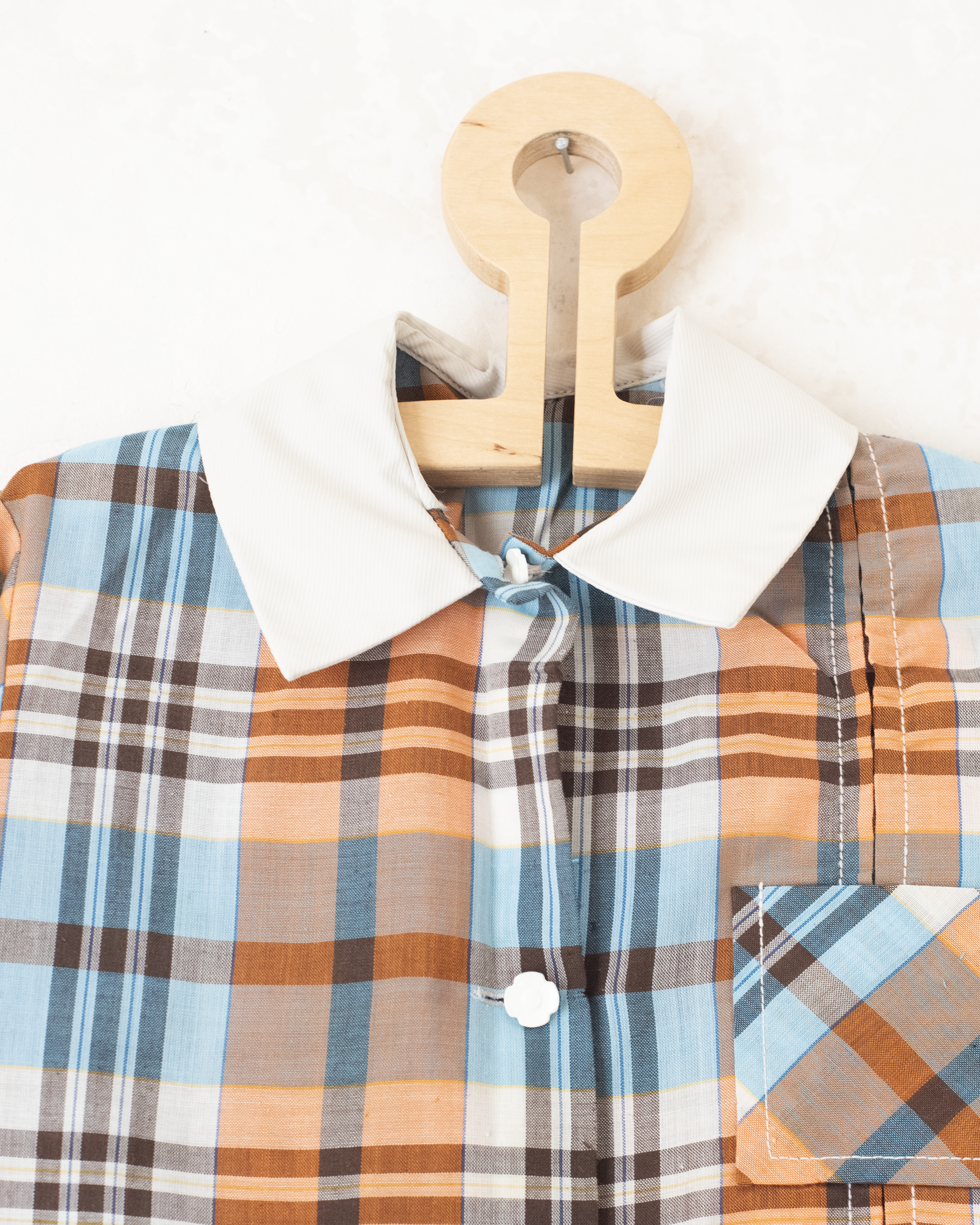 טוניקה משובצת מהסבנטיז | 6-7 שנים