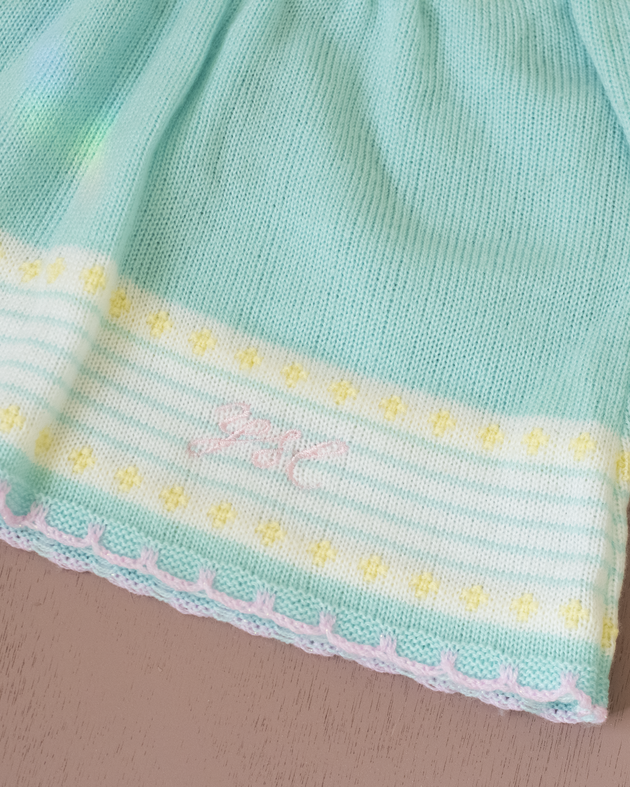 שמלת צמר מבית איב סאן לורן | 6-9 חודשים