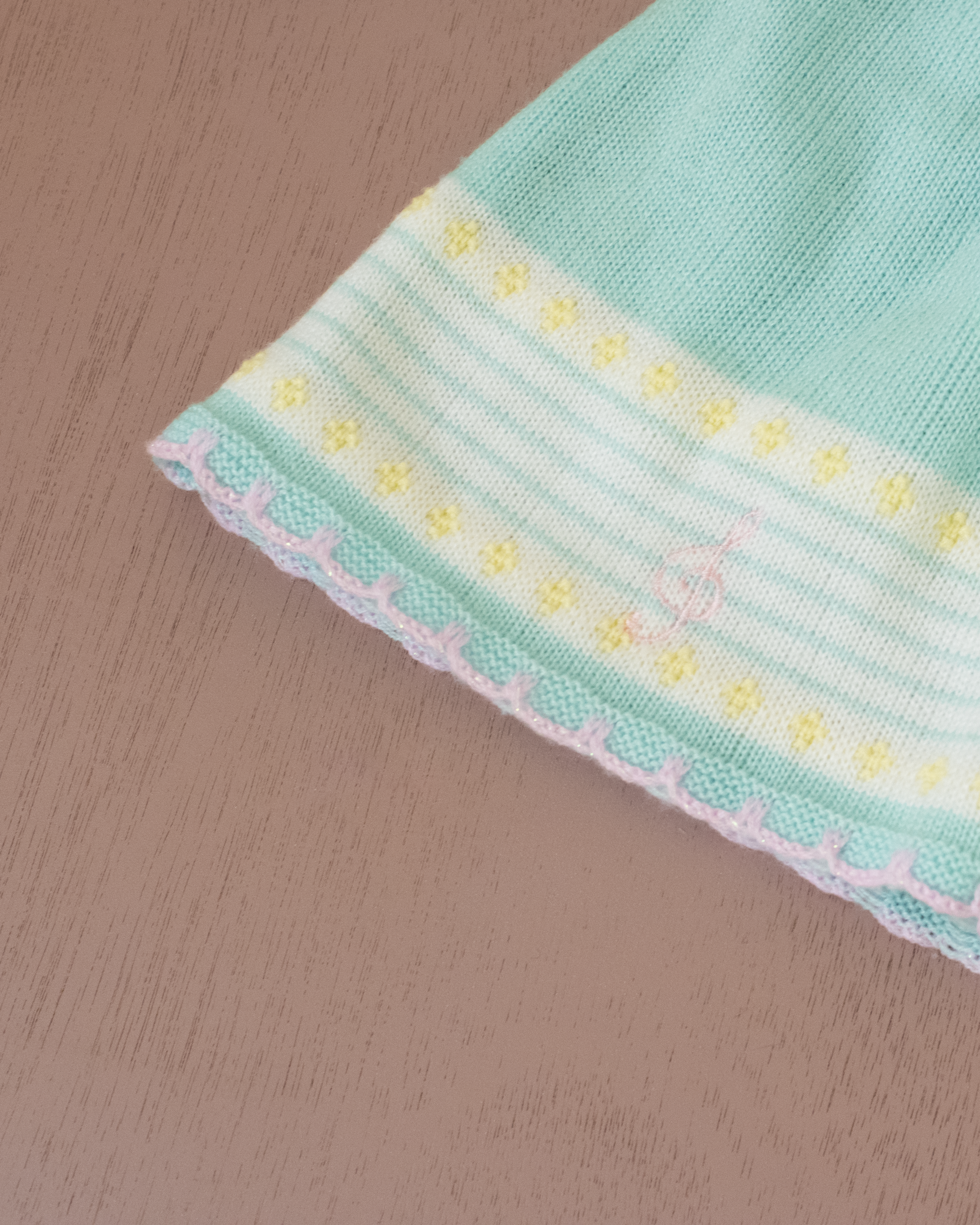 שמלת צמר מבית איב סאן לורן | 6-9 חודשים