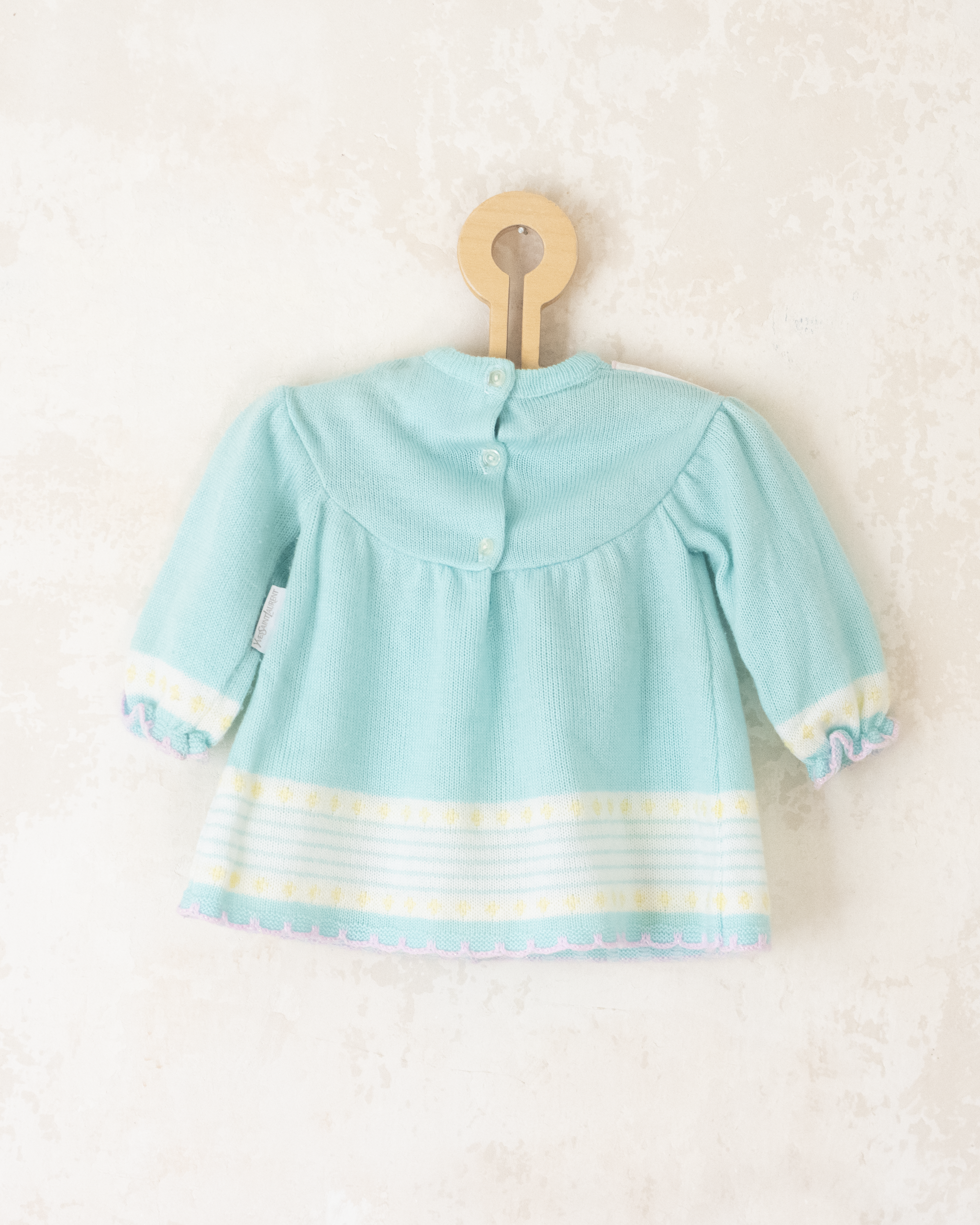 שמלת צמר מבית איב סאן לורן | 6-9 חודשים