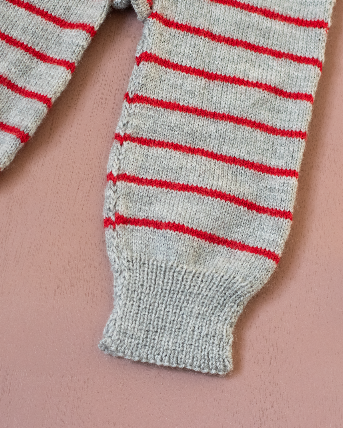 Grey wool trousers with stripes | 18-24 months