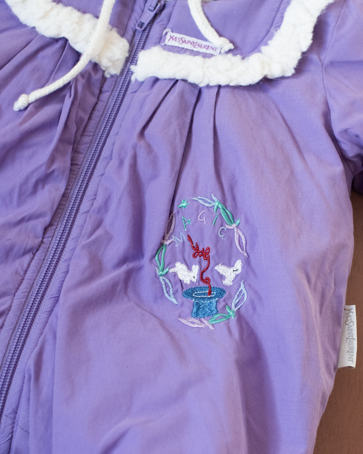 Vintage purple snowsuit by Yves Saint Laurent | 3-6 months