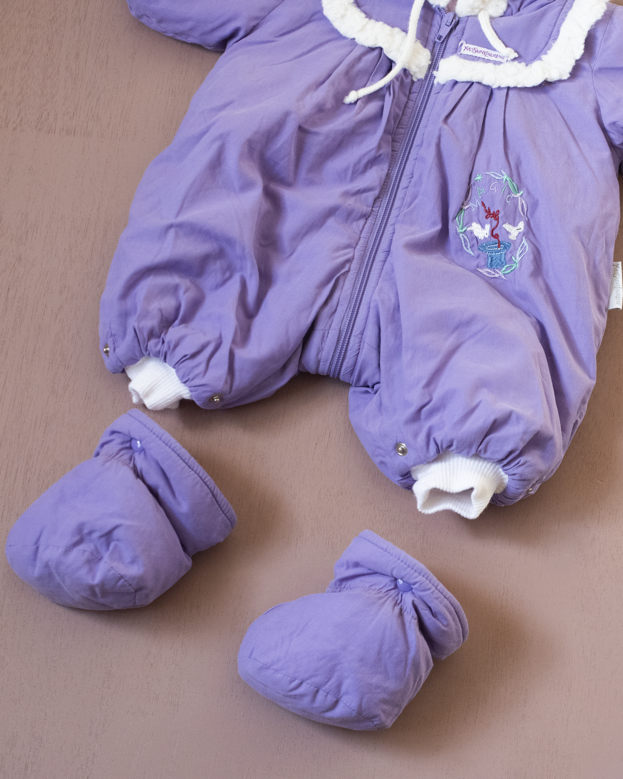 חרמונית וינטג׳ סגולה מבית איב סאן לורן | 3-6 חודשים