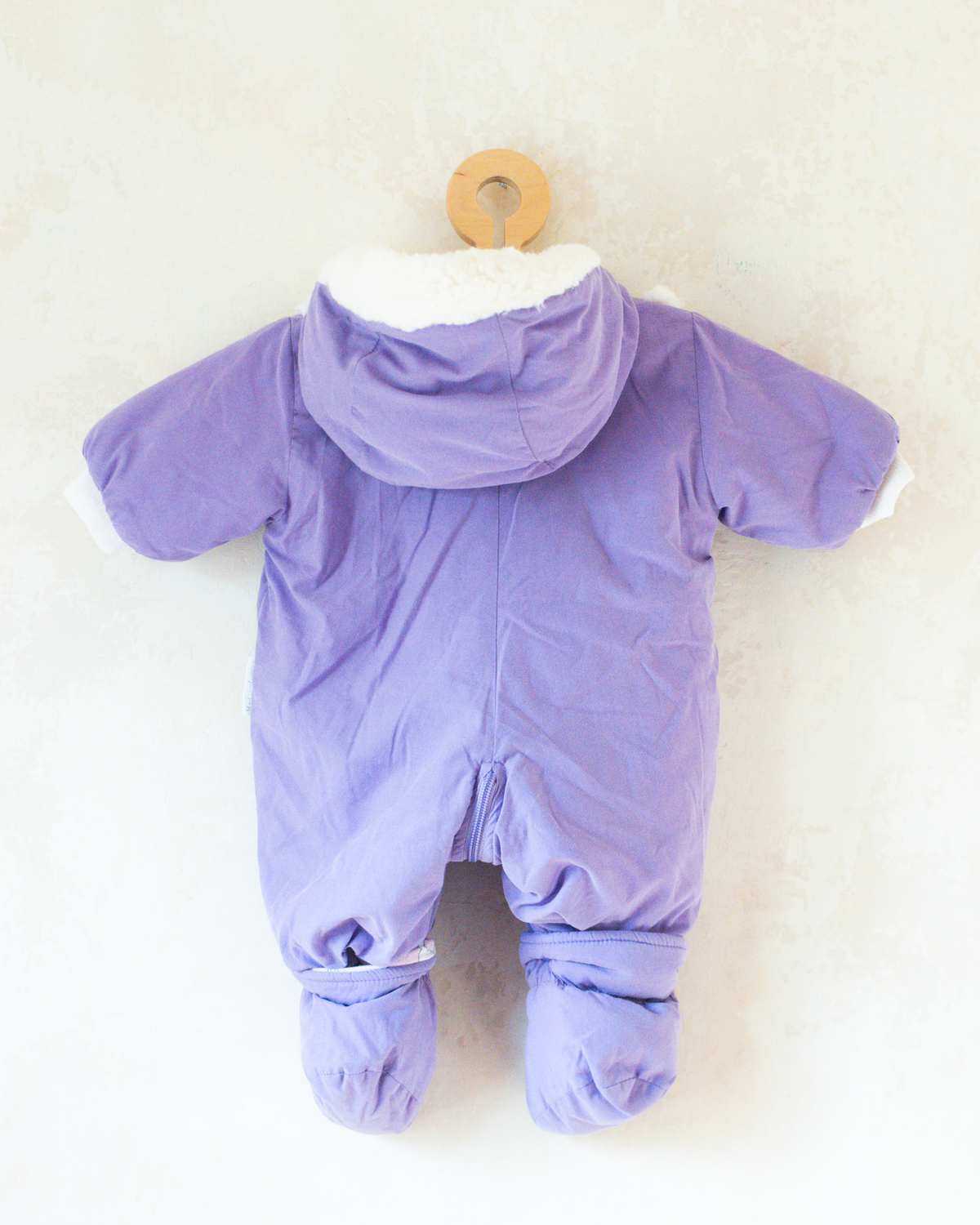 Vintage purple snowsuit by Yves Saint Laurent | 3-6 months