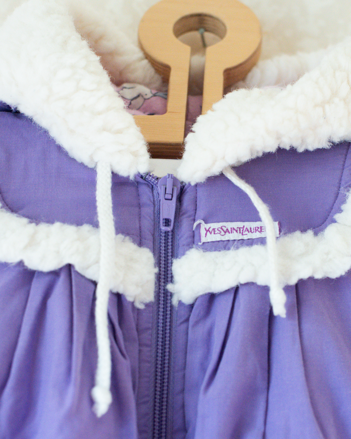Vintage purple snowsuit by Yves Saint Laurent | 3-6 months