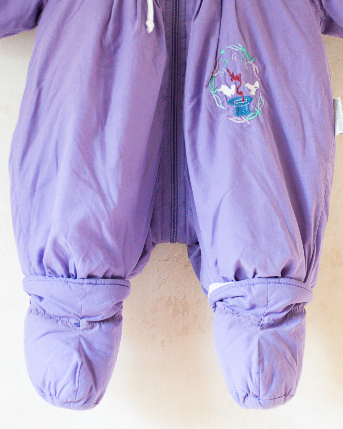 Vintage purple snowsuit by Yves Saint Laurent | 3-6 months