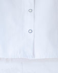 חולצה לבנה עם ספינות רקומות בצווארון | 12-18 חודשים