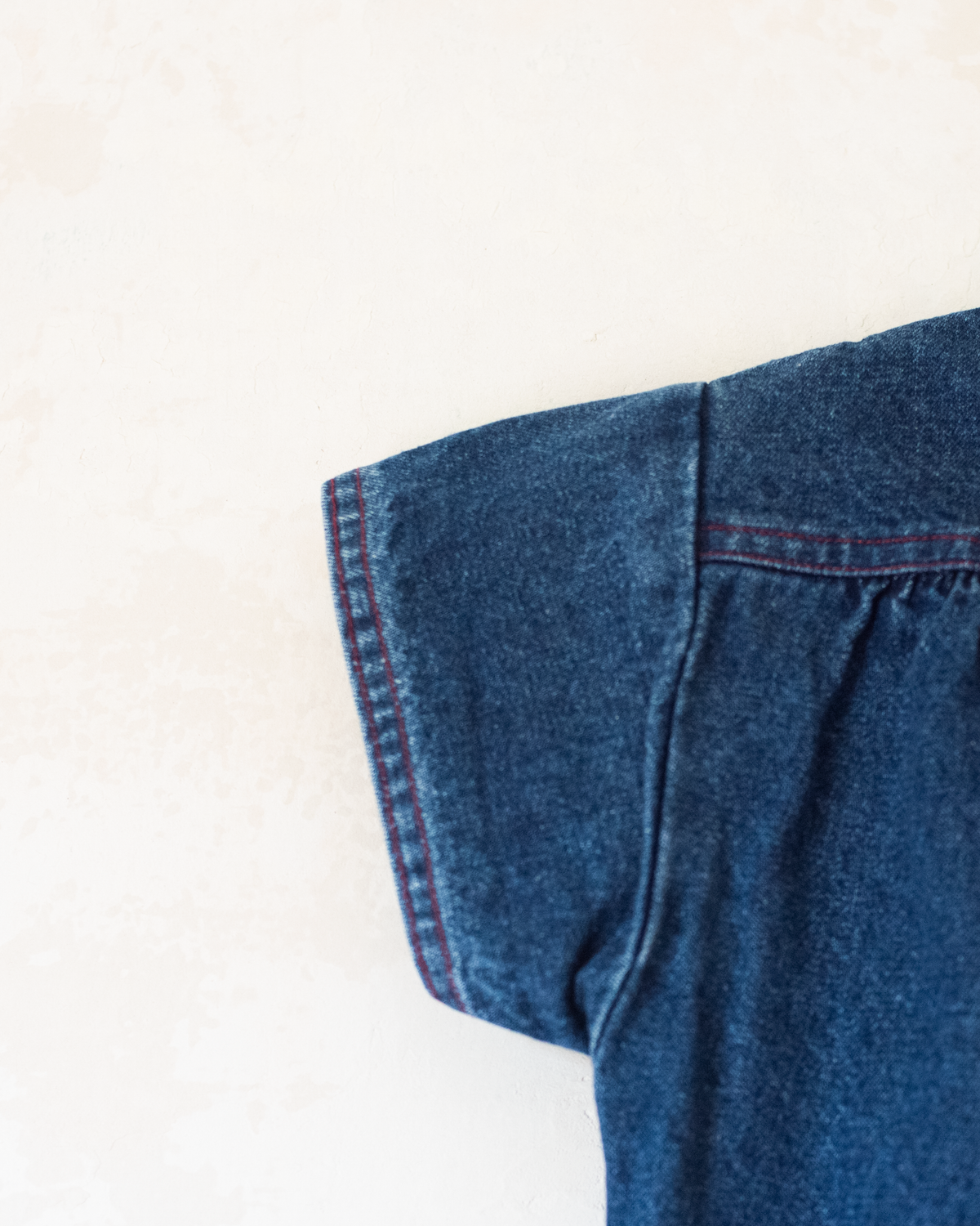 Denim overalls with children and balloons | 18-24 months