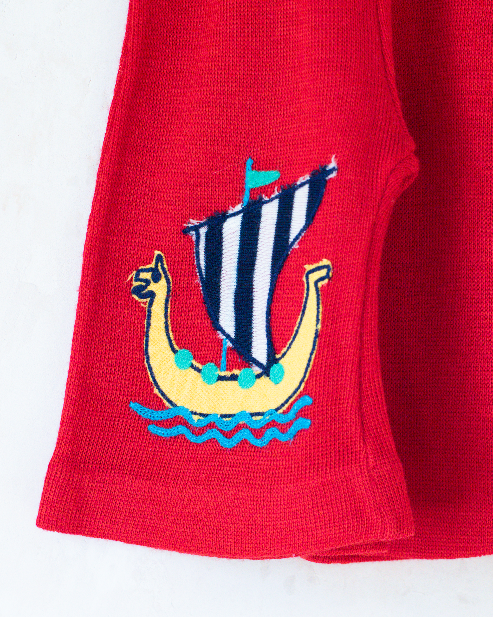 שלייקס סרוג עם ספינה | דד סטוק צרפתי מהסבנטיז | 6-9 חודשים