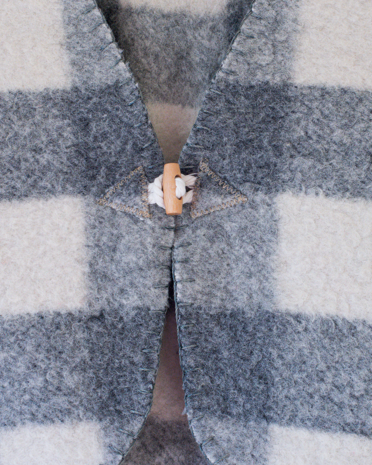 Upcycled Plaid Wool Vest | 4-5 years