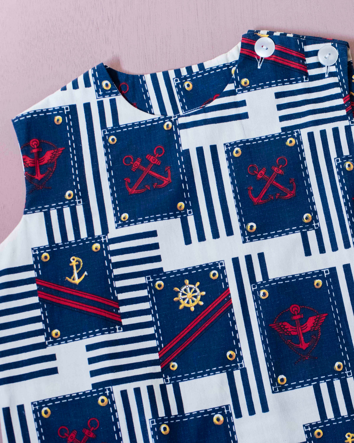 Sailor Dress | Deadstock from the 70s | 6-7 Years