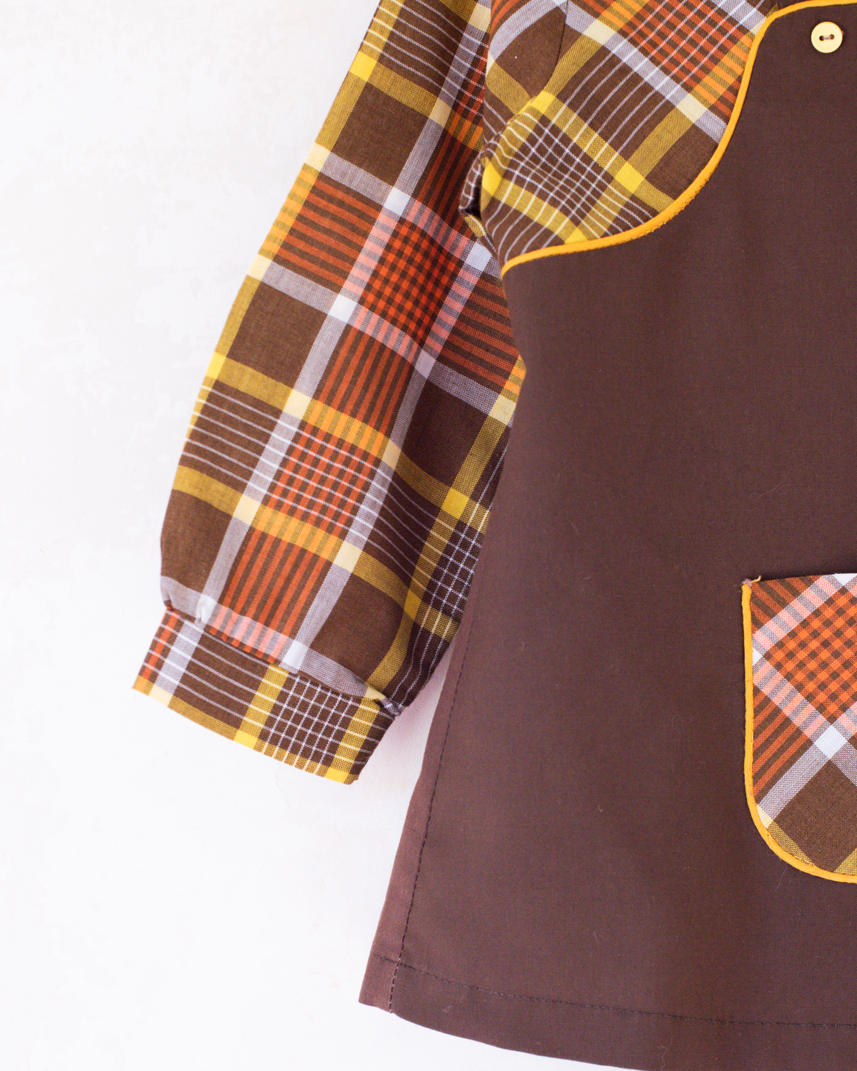 Checked French Shirt with Collar | 2-3 years