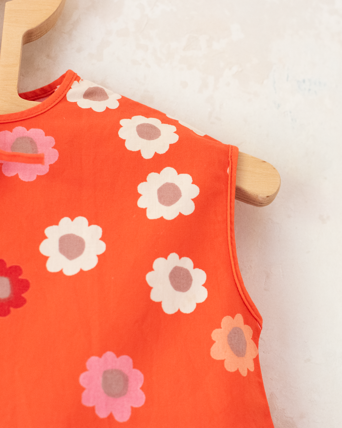 Orange floral dress | 9-12 months