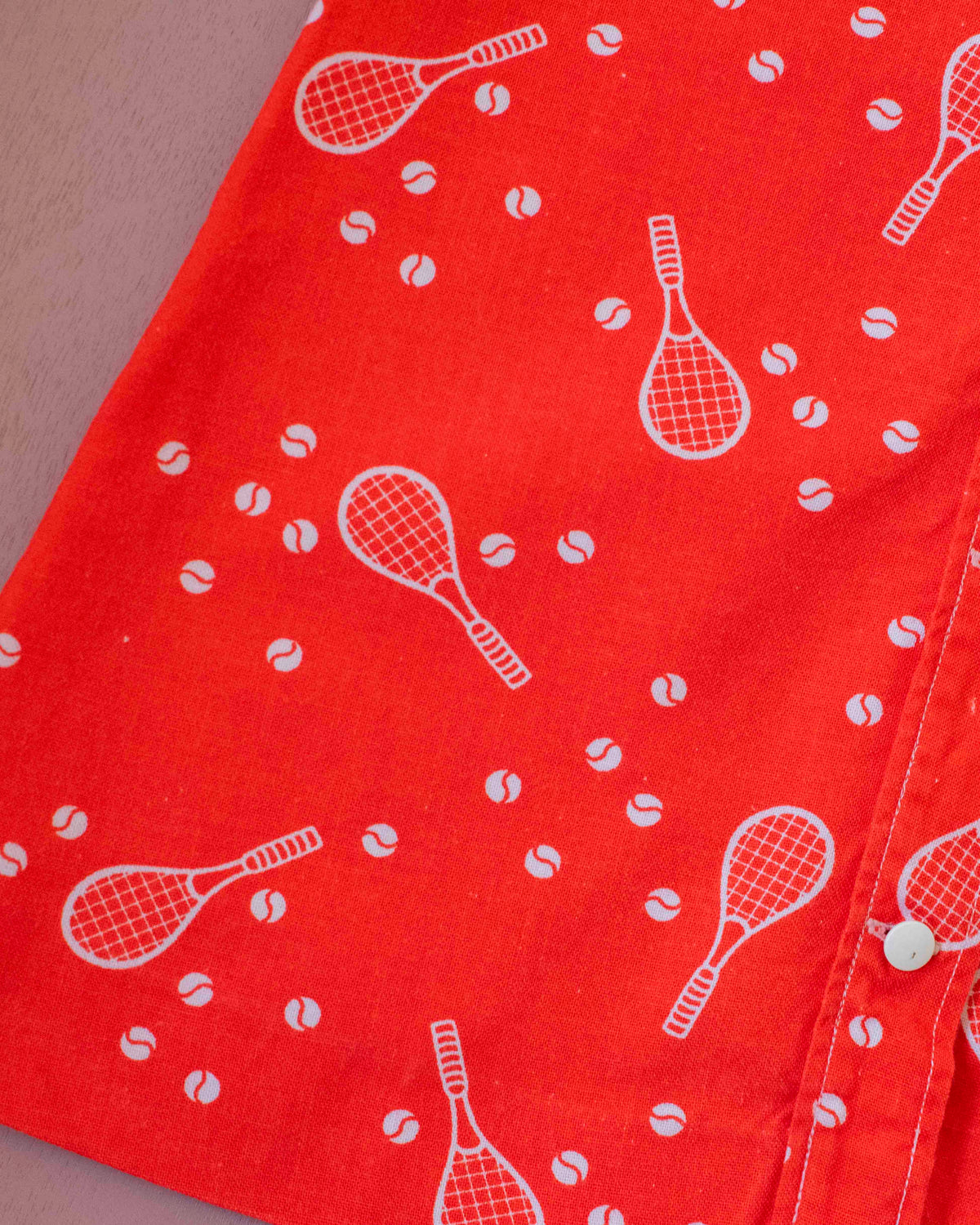 Red tennis dress from the sixties | 9-10 years
