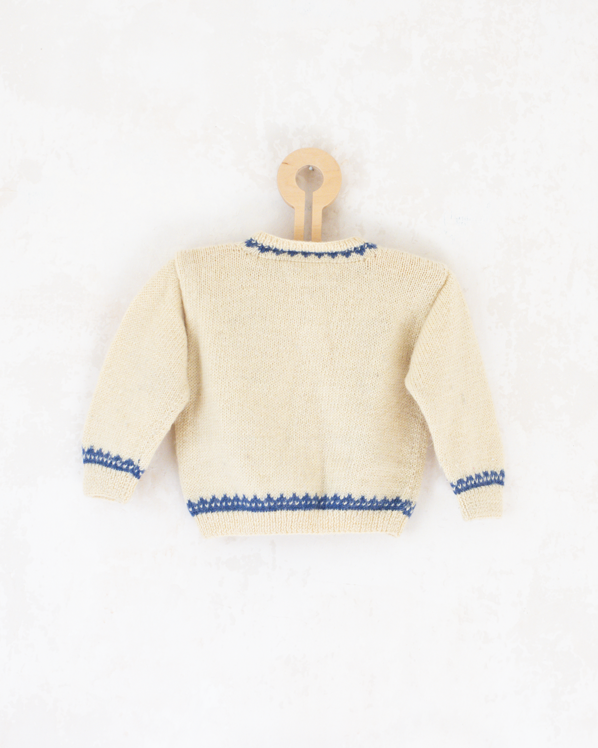 קרדיגן צמר עם דגים | 12-18 חודשים