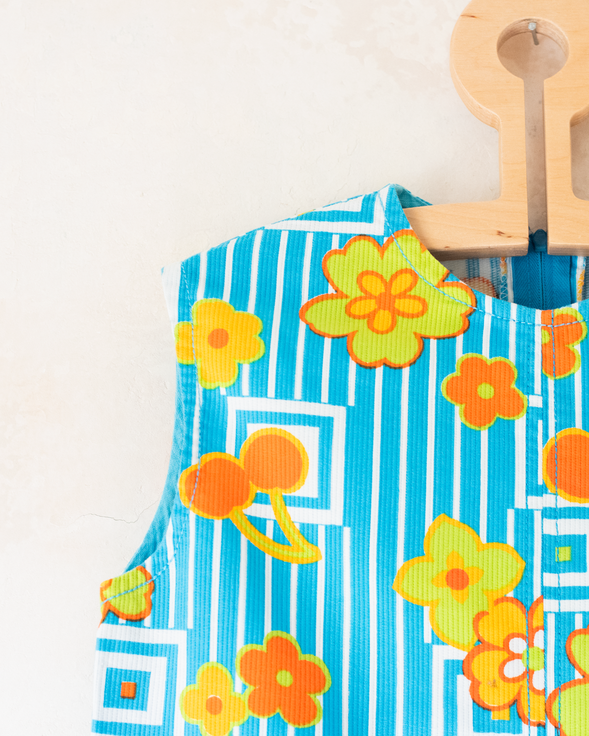 Seventies Floral Dress | French Deadstock | 10-11 Years