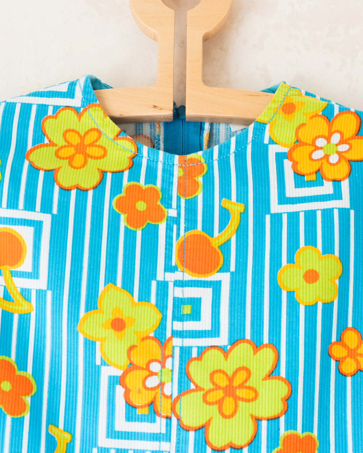 Seventies Floral Dress | French Deadstock | 10-11 Years