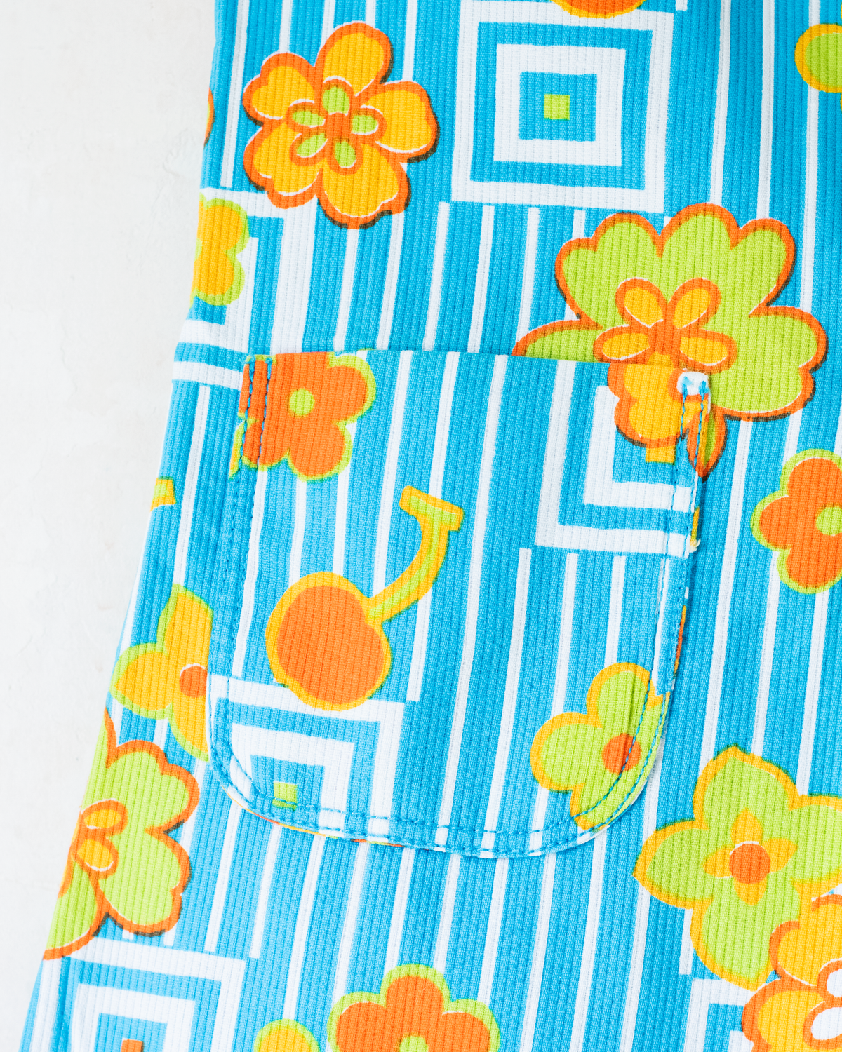 Seventies Floral Dress | French Deadstock | 10-11 Years