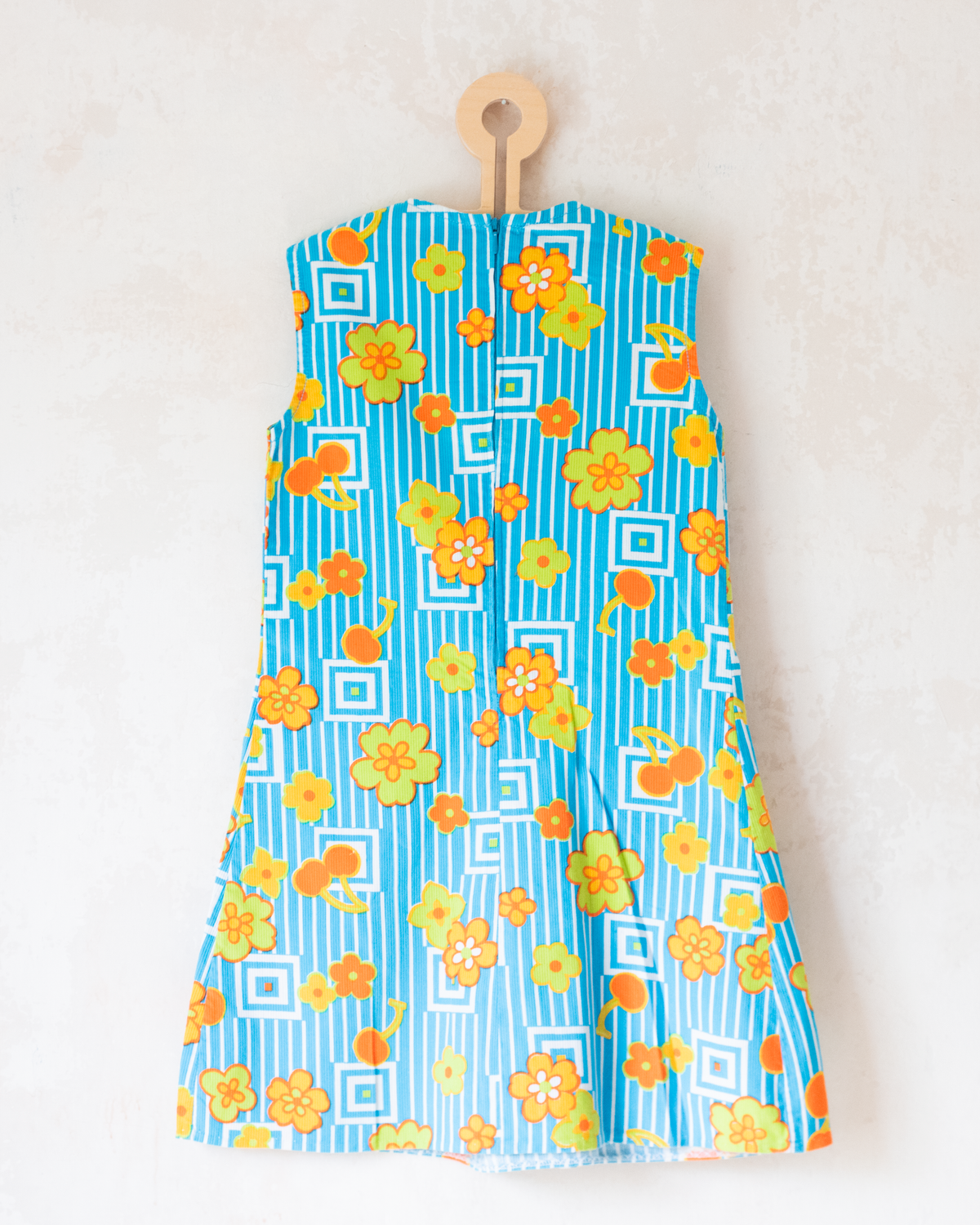 Seventies Floral Dress | French Deadstock | 10-11 Years