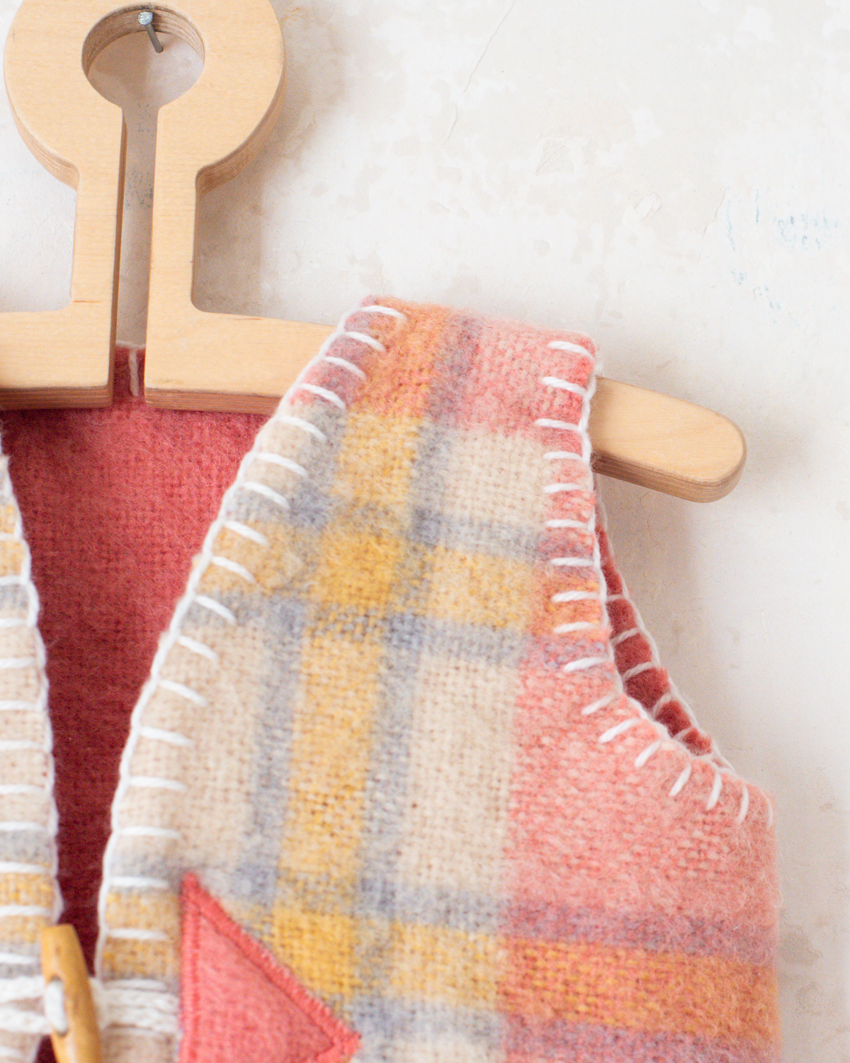 Pink Upcycled Wool Cardigan | 9-12 months