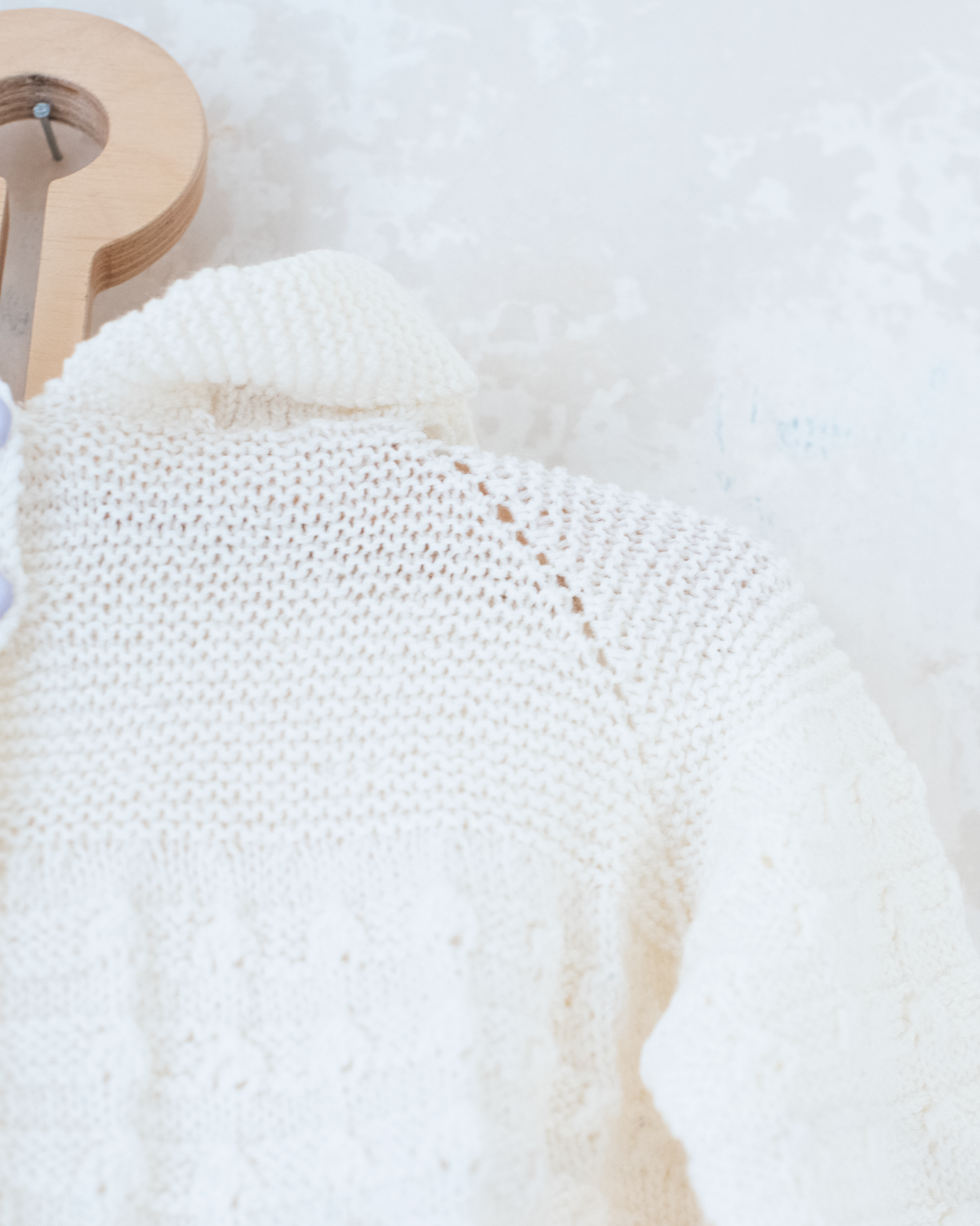 Knitted top with bunny buttons | 12-18 months