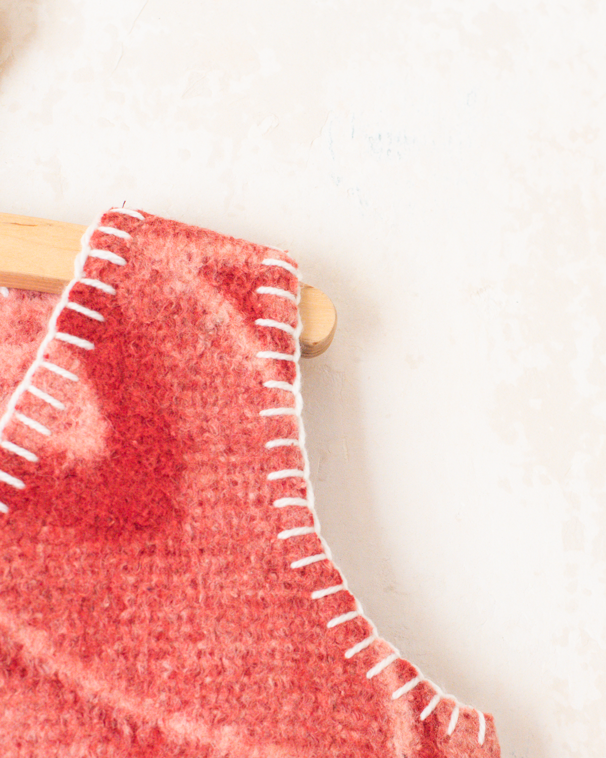 Rejuvenated Pink Floral Wool Vest | 4-5 years
