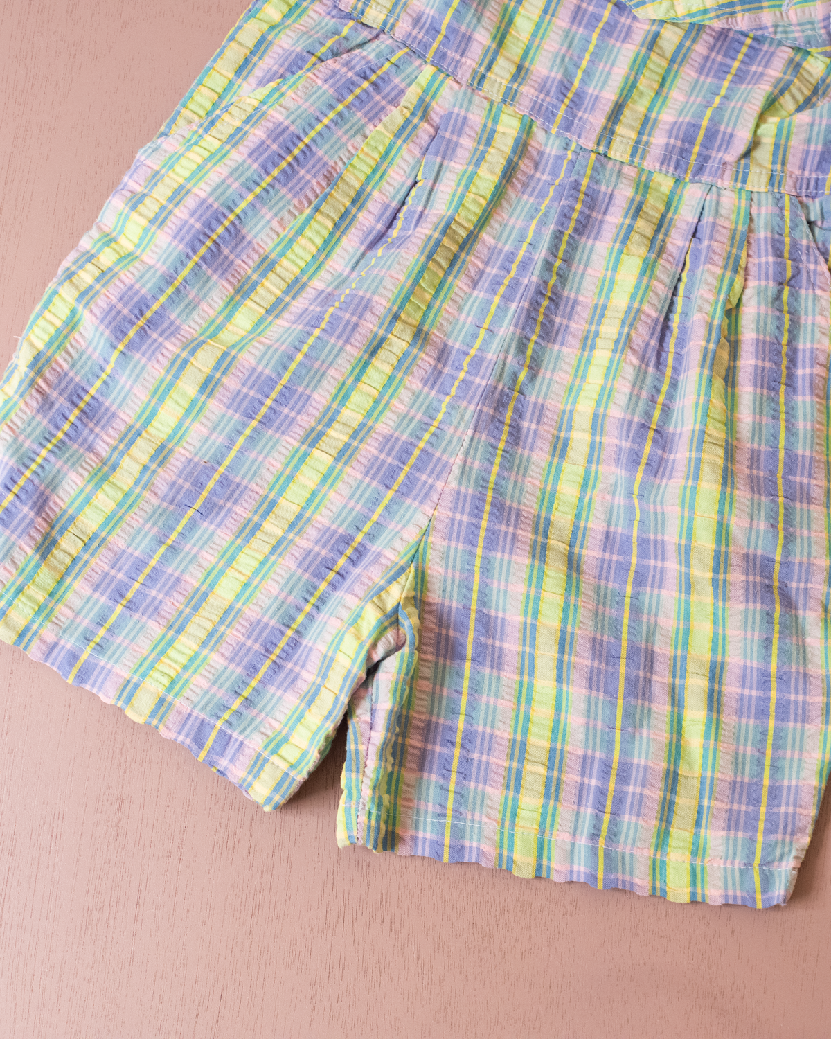 Plaid Overalls | 9-12 Months