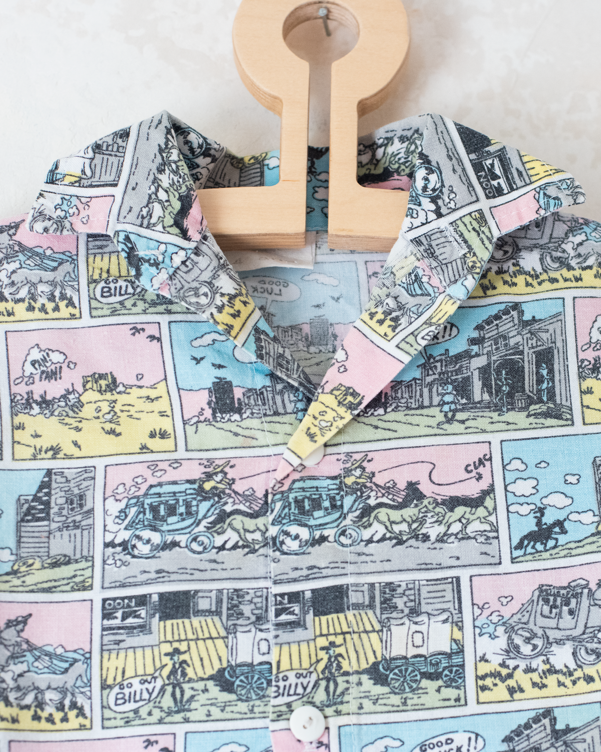 Comic Button-Up Shirt | 3-4 Years