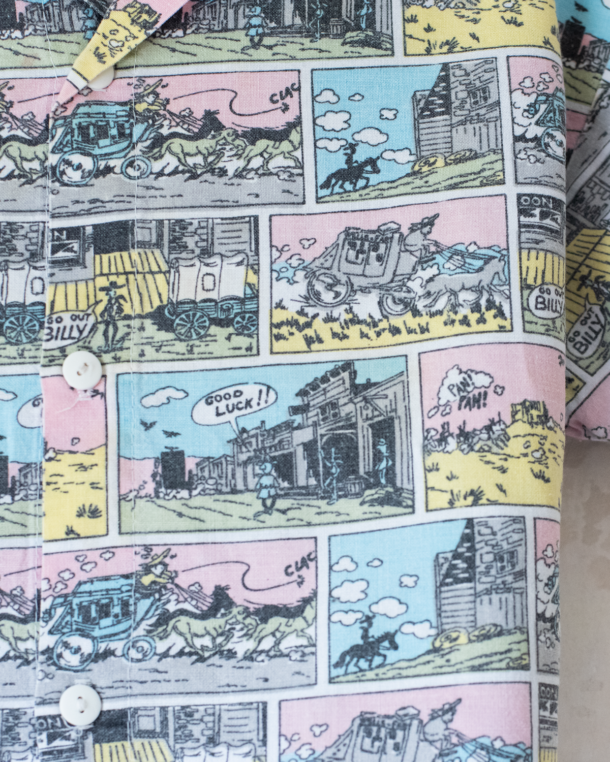 Comic Button-Up Shirt | 3-4 Years