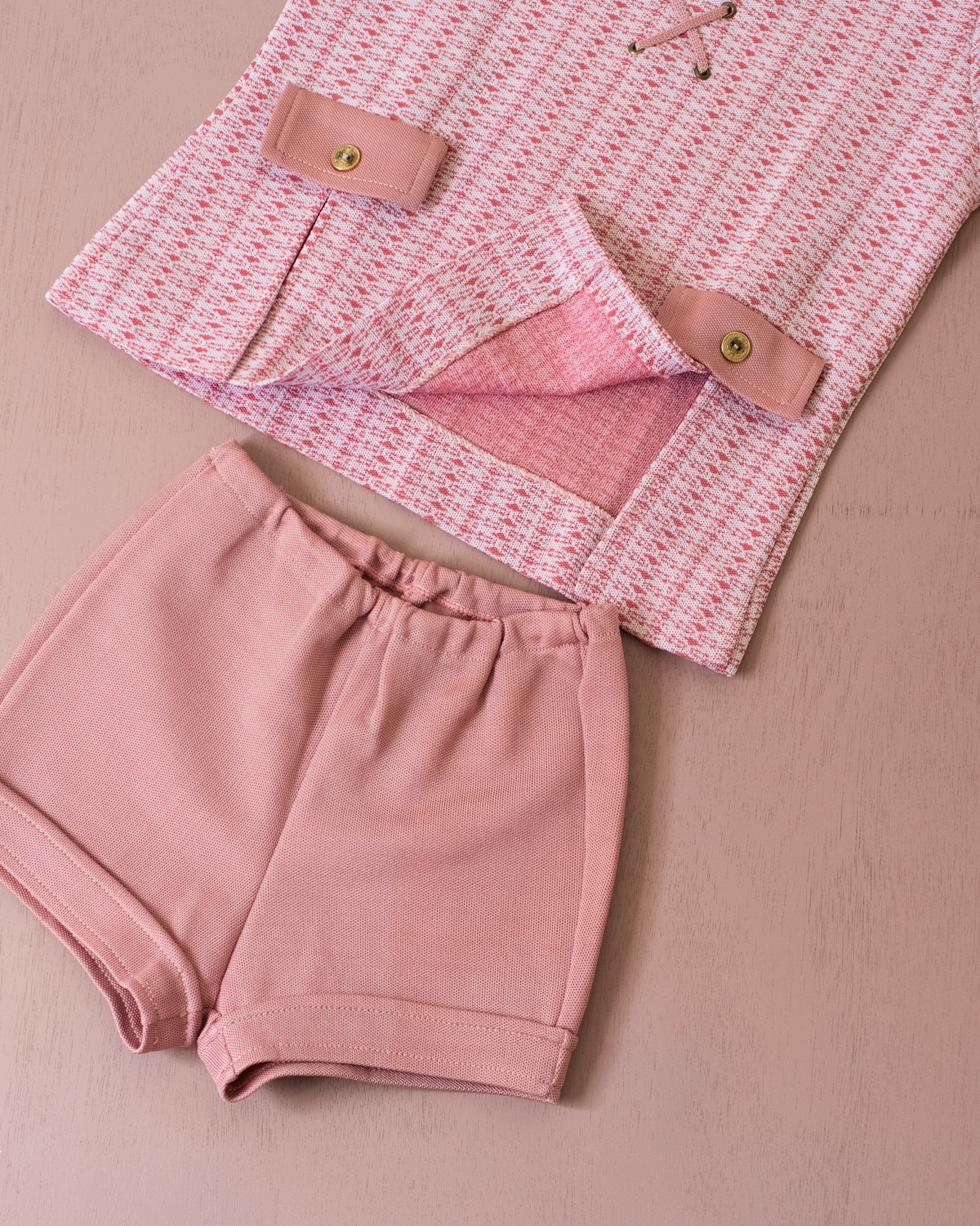 Pink French set from the 60s | 3-4 years