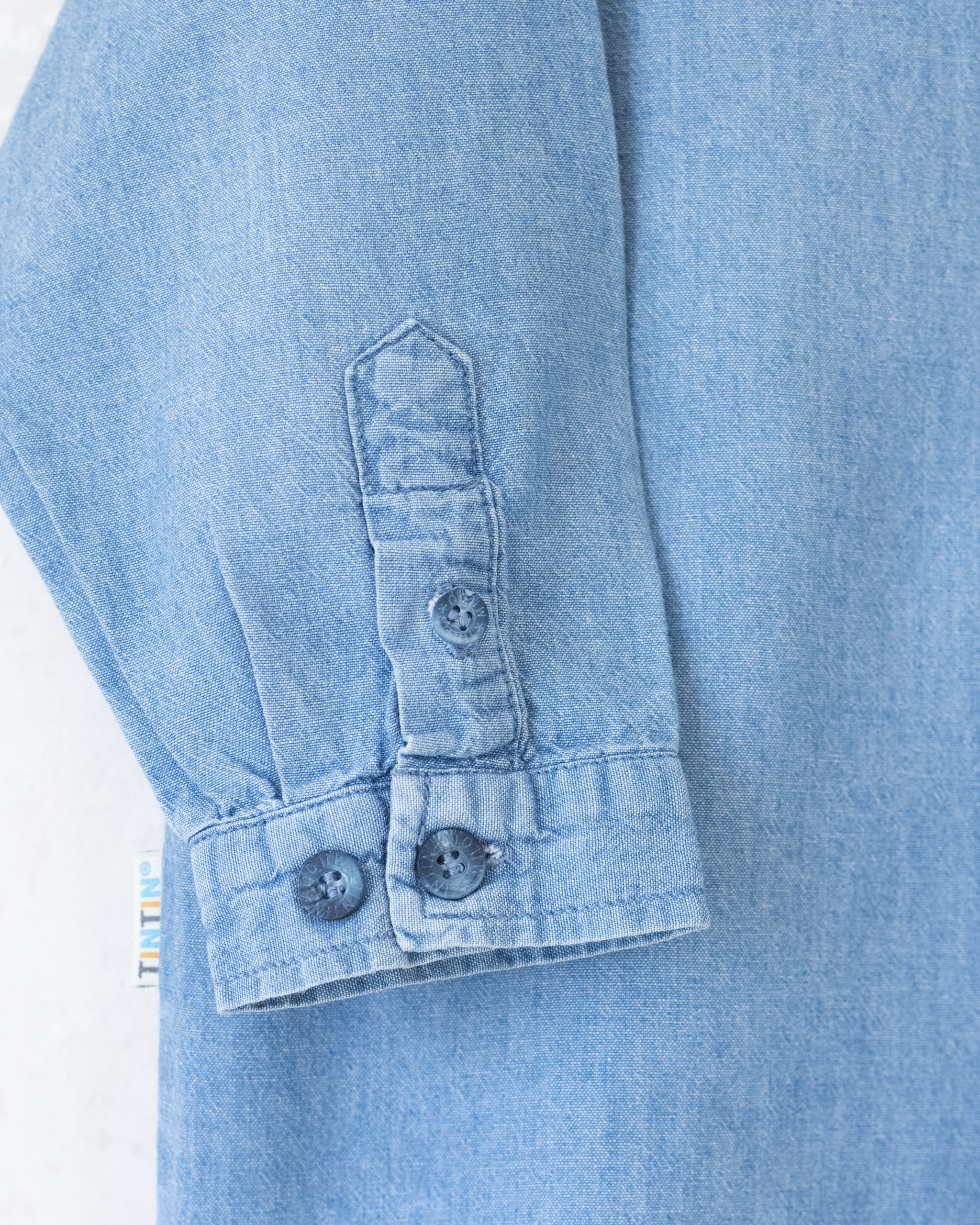 חולצת ג׳ינס עם רקמה של טינטין | 6-7 שנים