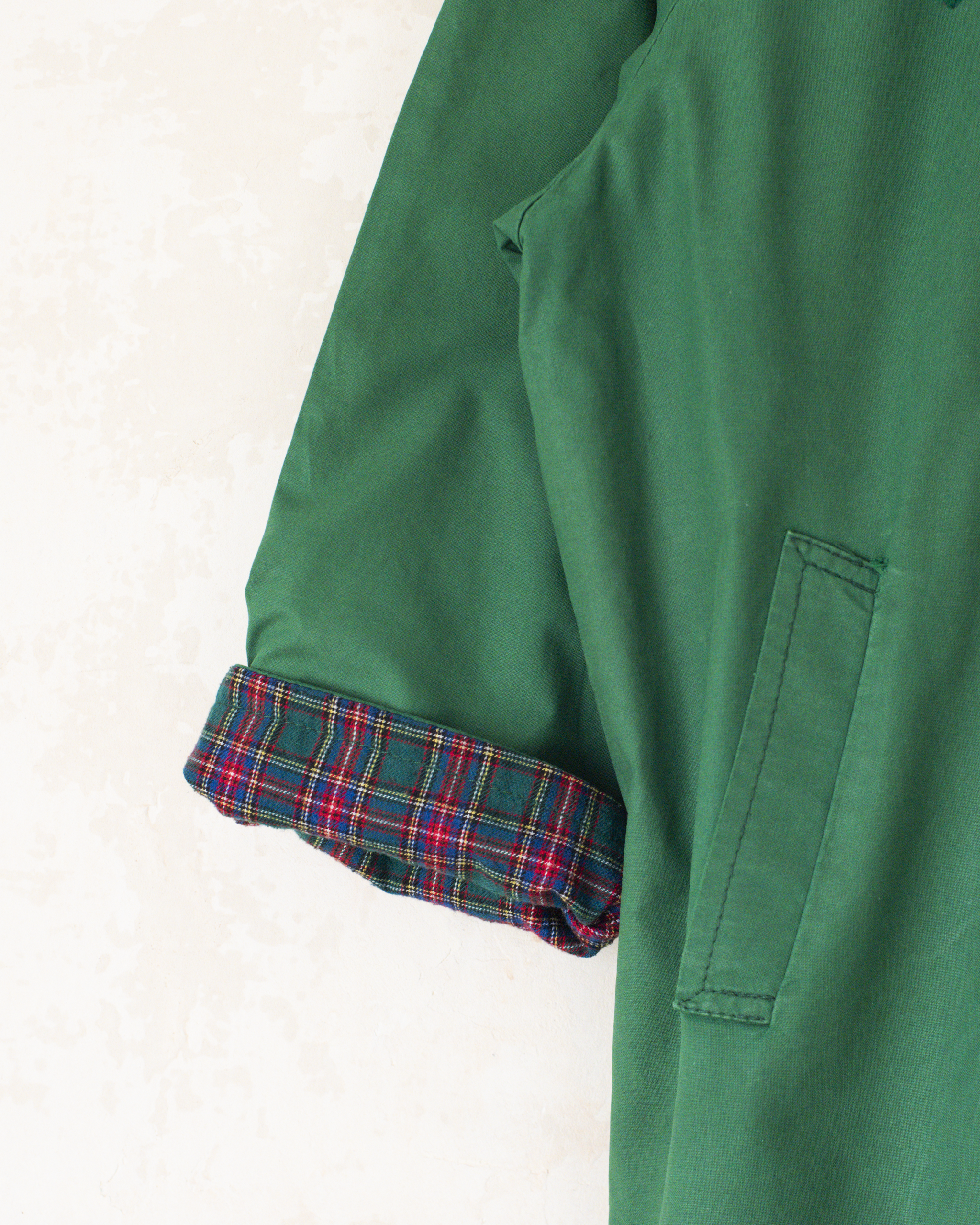 טרנץ׳ ירוק עם משבצות | 4-5 שנים