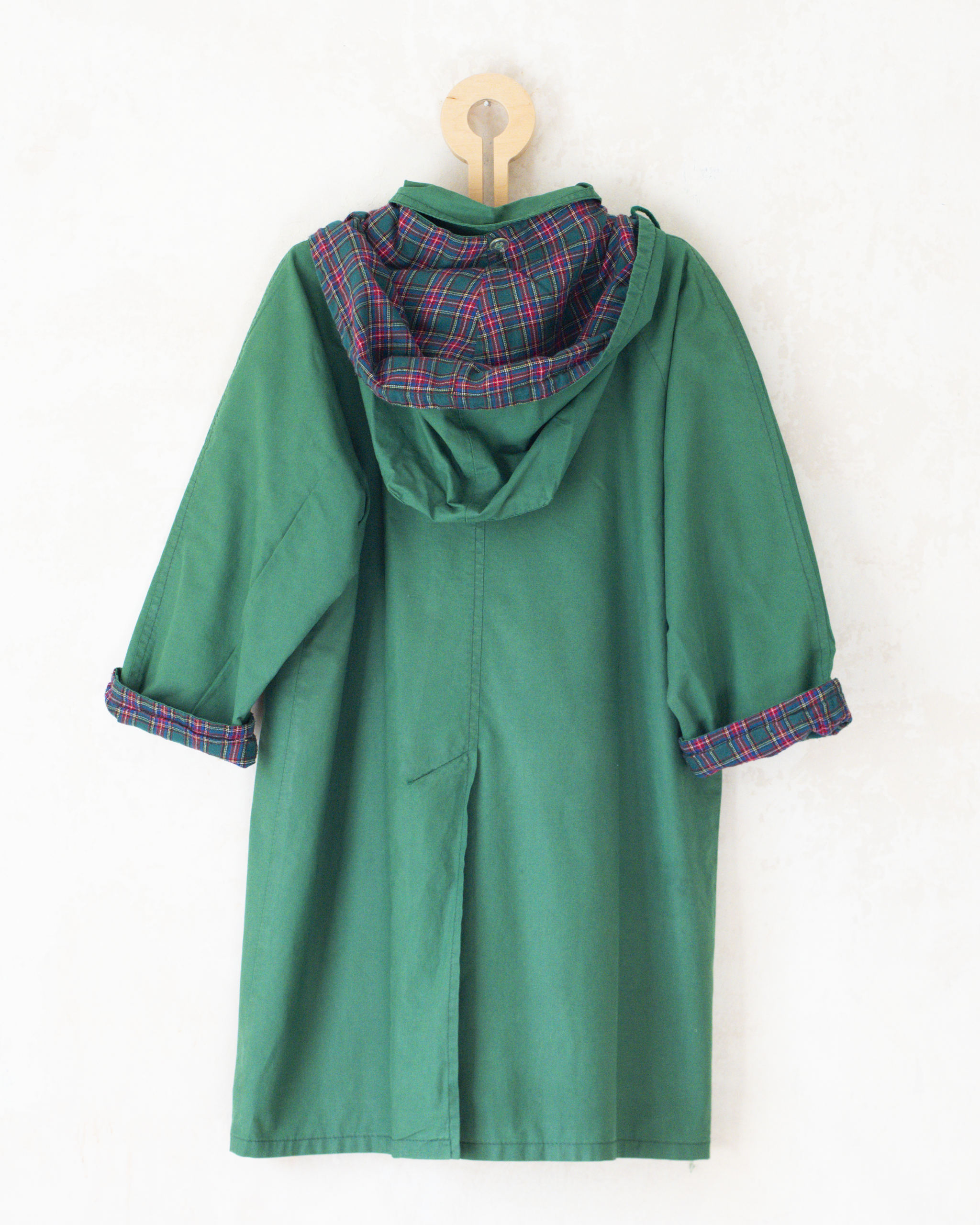 טרנץ׳ ירוק עם משבצות | 4-5 שנים