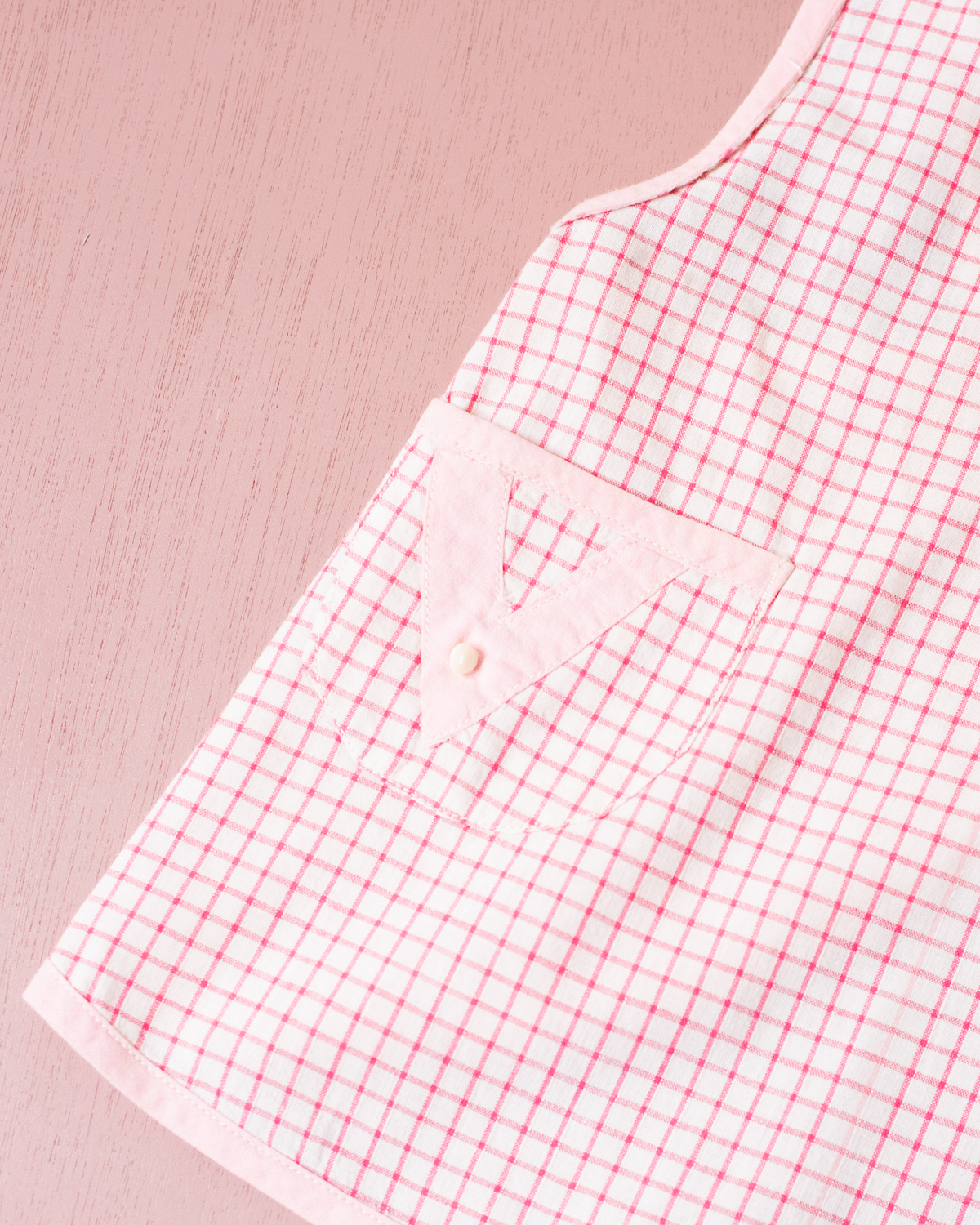 French Plaid Bib Tank Top | 12-18 Months