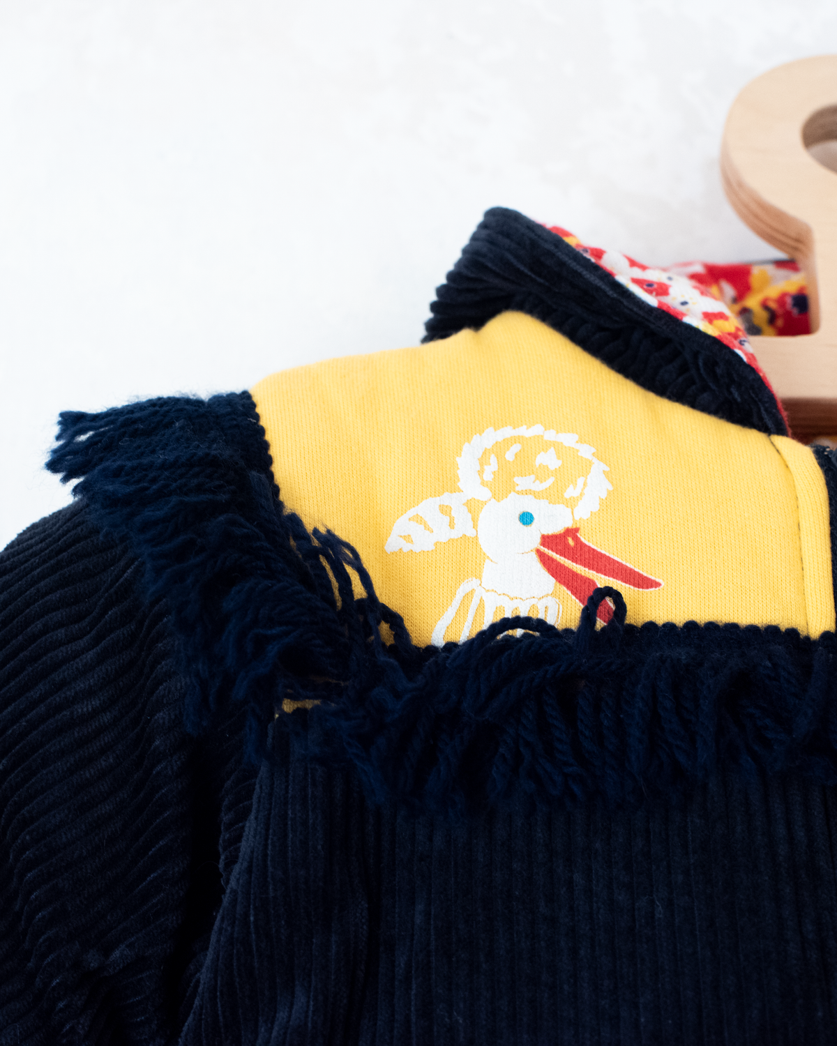 Corduroy coat with ducks from Yves Saint Laurent | 6-9 months