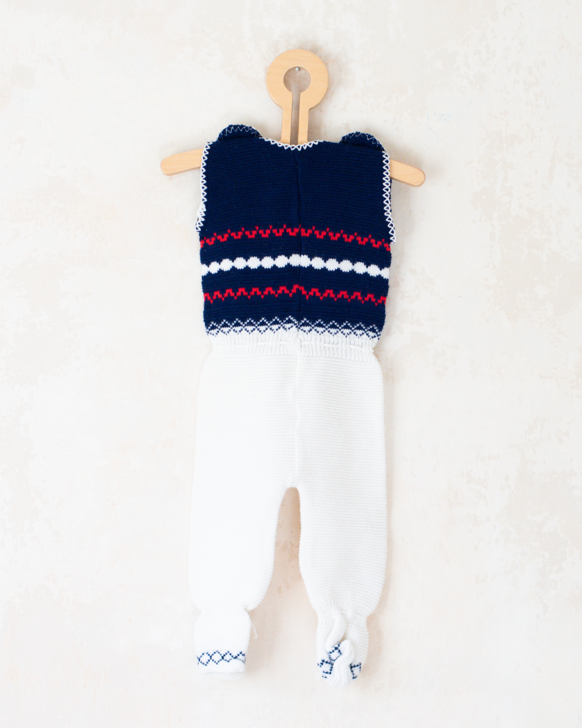 French Knitted Footed Romper | 9-12 Months