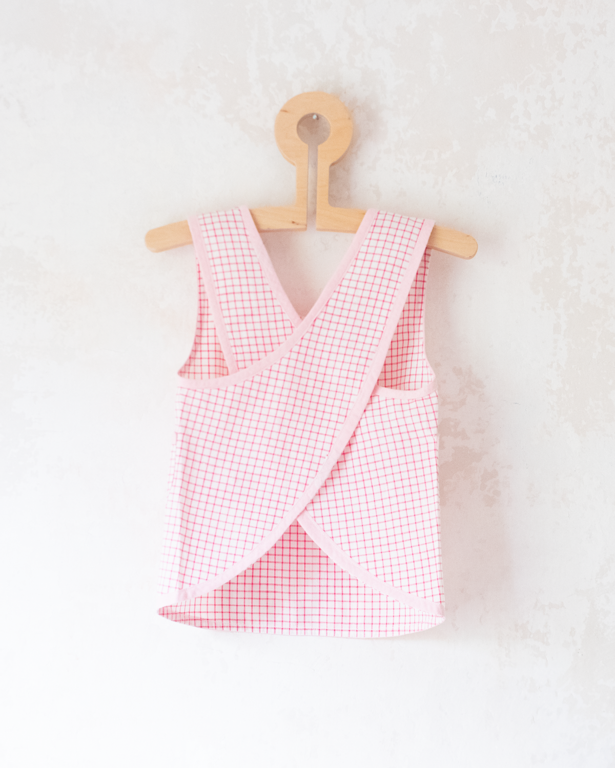 French Plaid Bib Tank Top | 12-18 Months