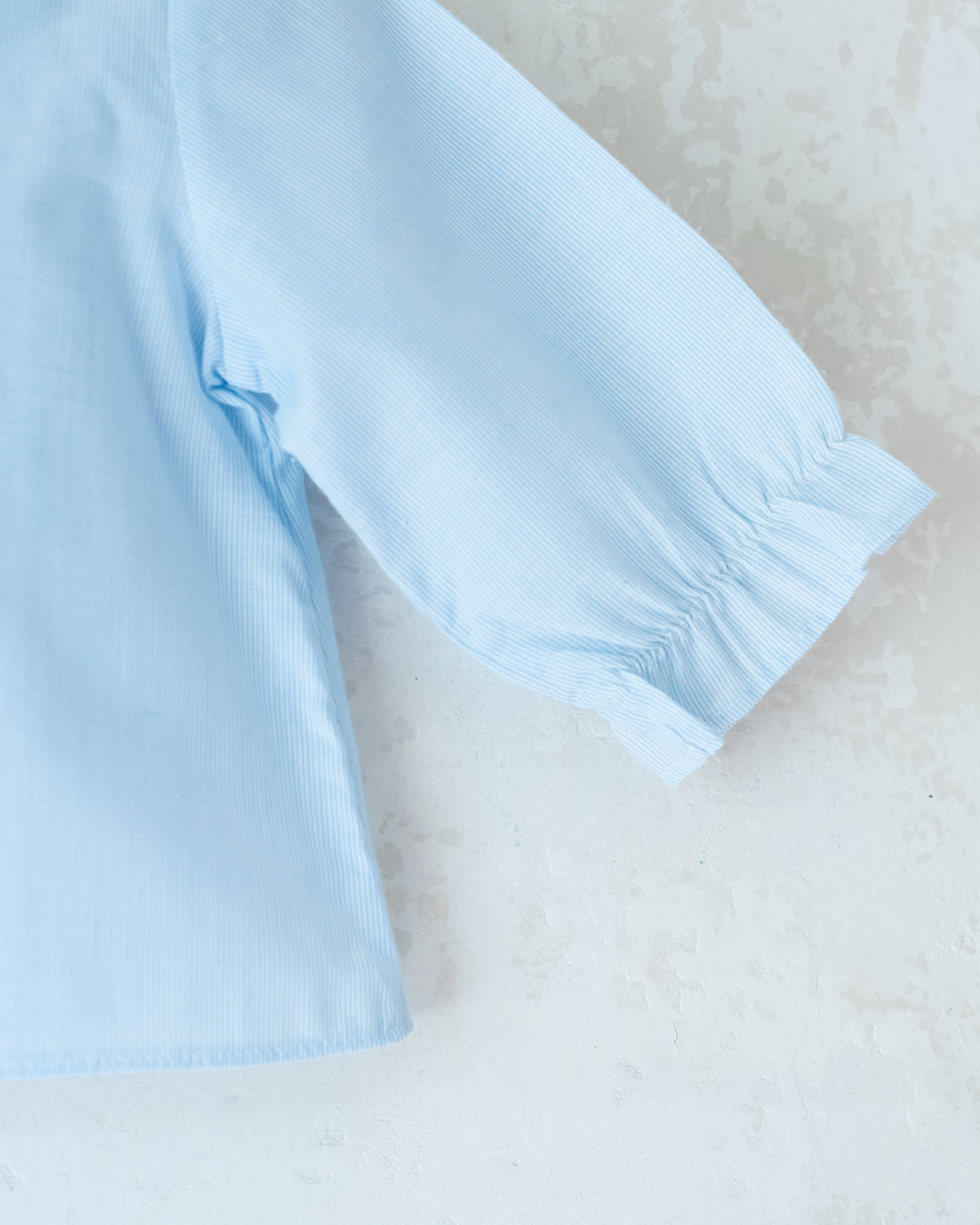 Long striped shirt with embroidered goose | 3-6 months