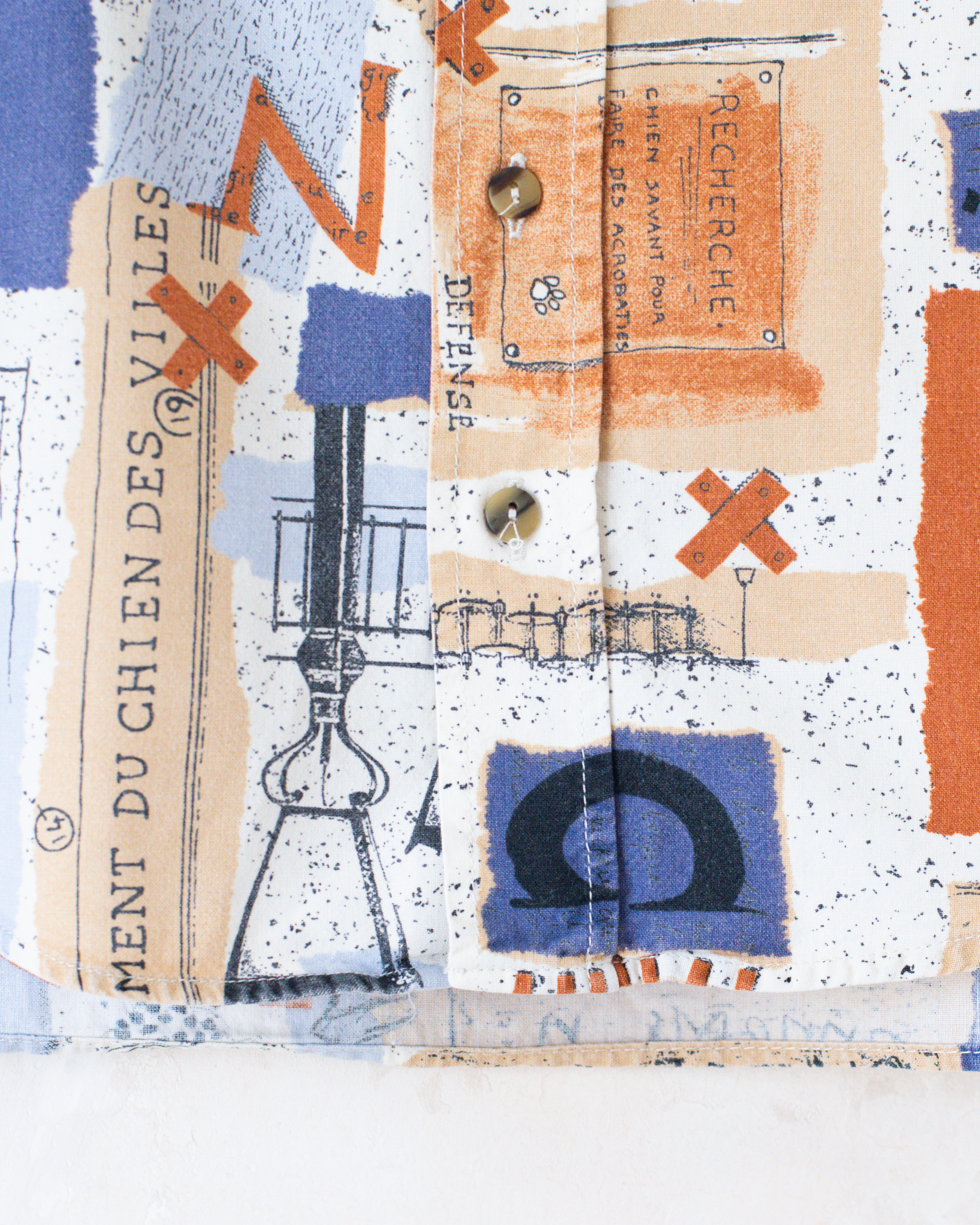 חולצה מכופתרת צבעונית מהאייטיז | 5-6 שנים